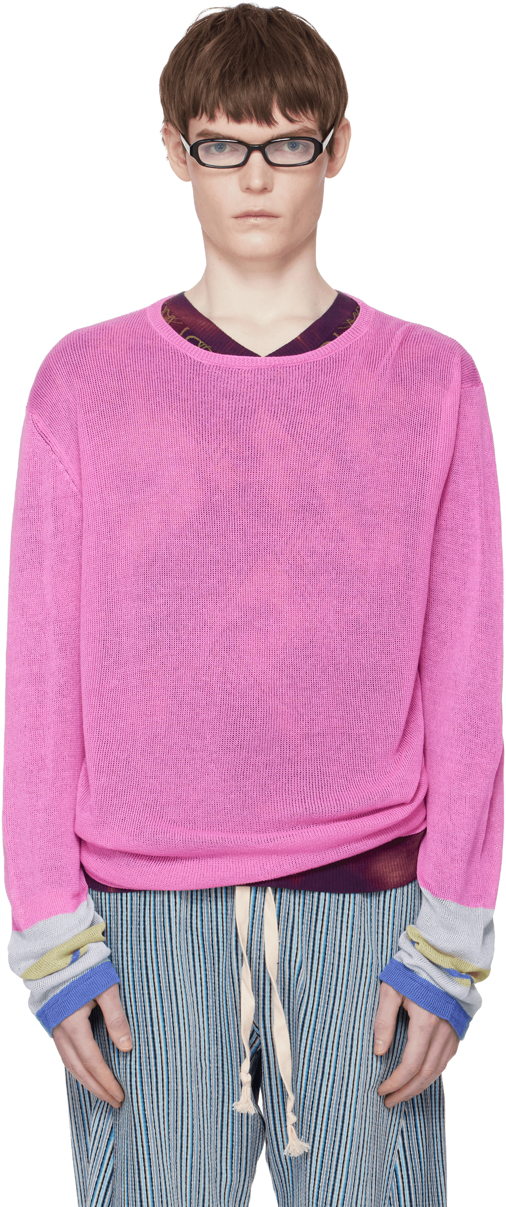 Pink Limp Wrist Sweater - Image 1