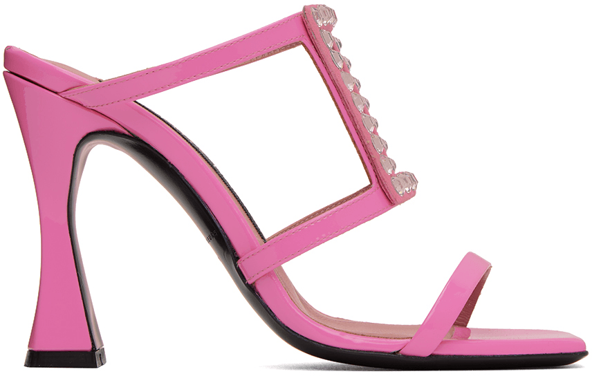 Pink Hoya Heeled Sandals - Image 1