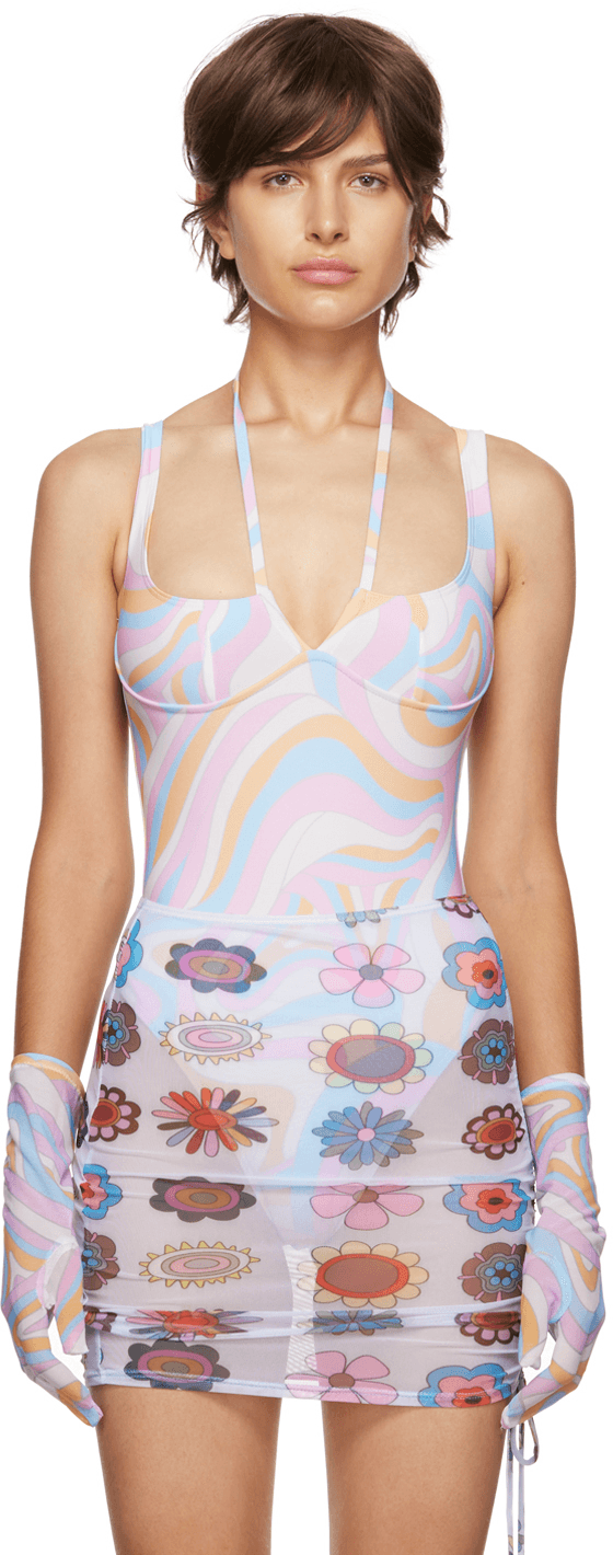 SSENSE Exclusive Desert Rose Gloves - Image 1