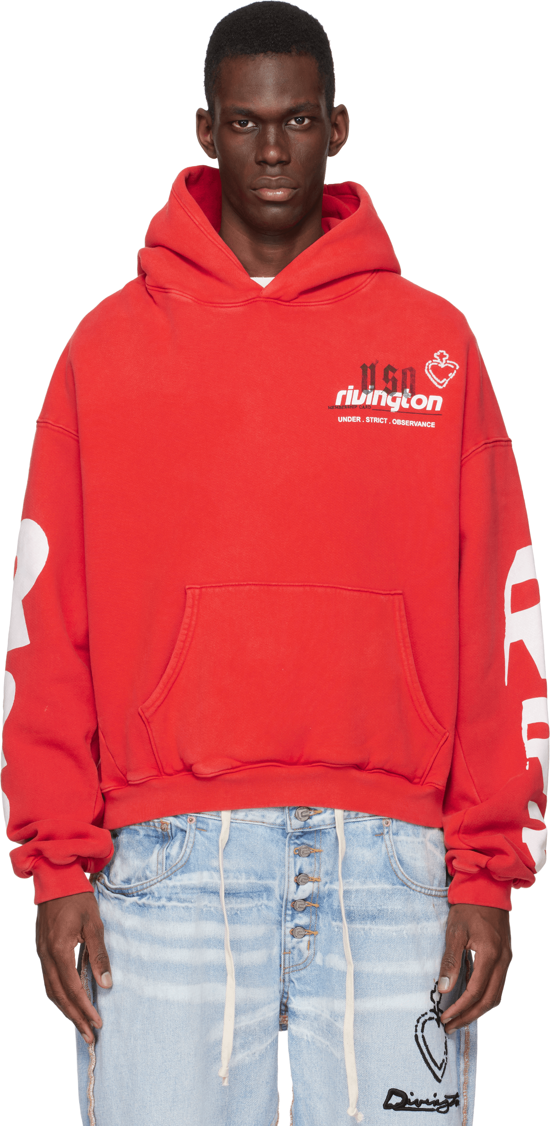 Red Membership USO Hoodie - Image 1