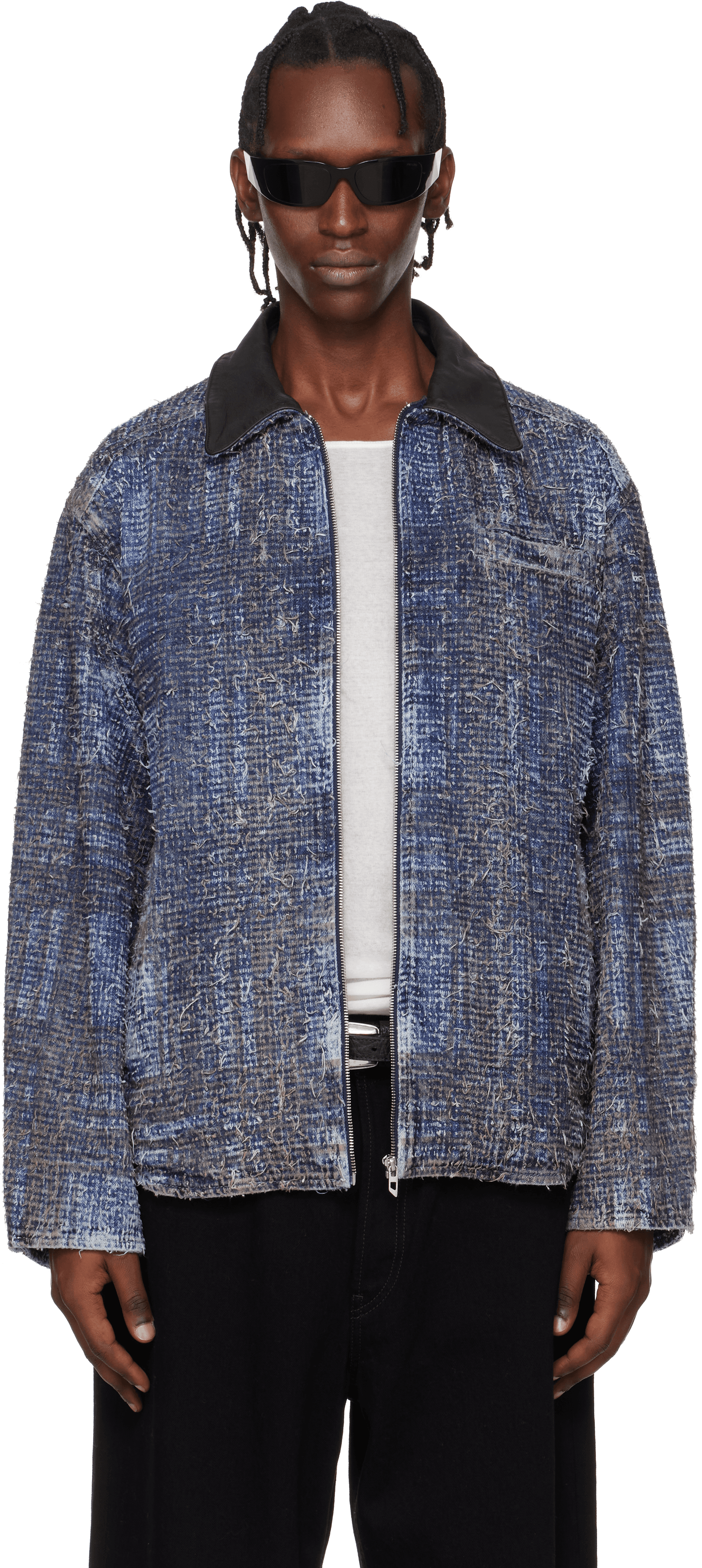 Blue D-Ivar-S1 Denim Jacket - Image 1