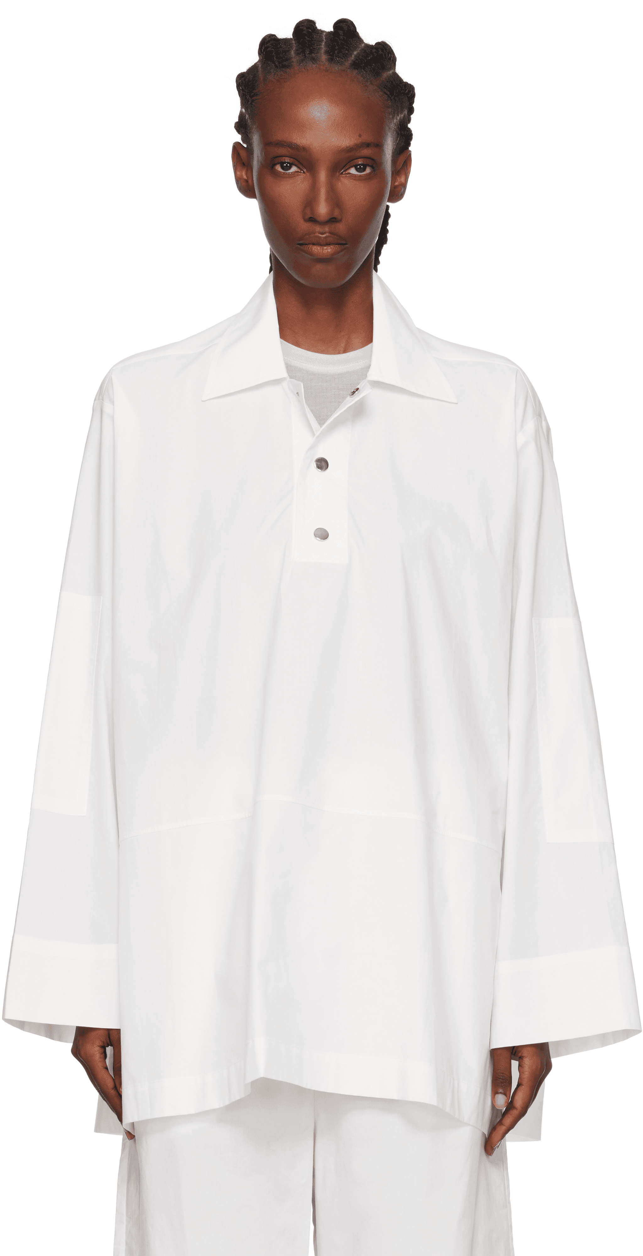 White Elemental Uma Overshirt - Image 1