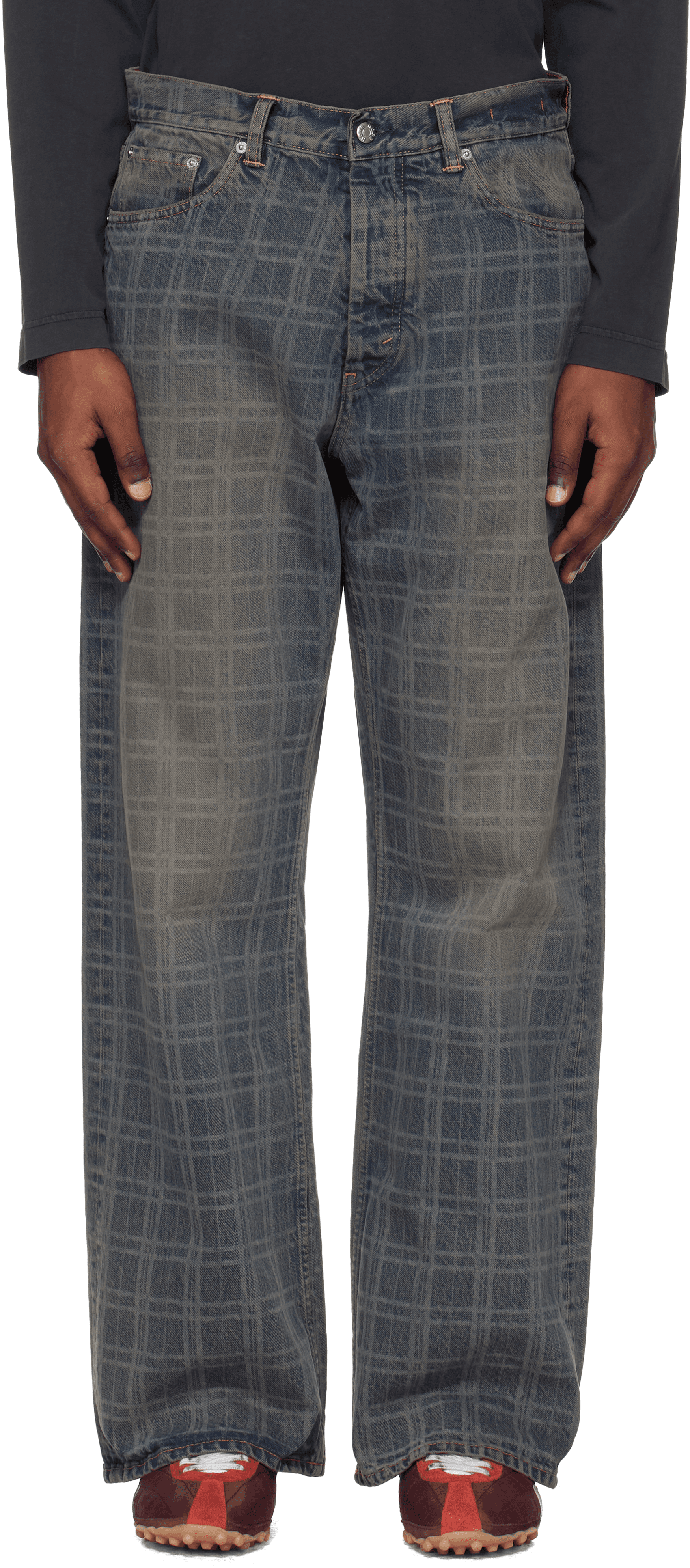 Blue Loose-Fit Jeans - Image 1