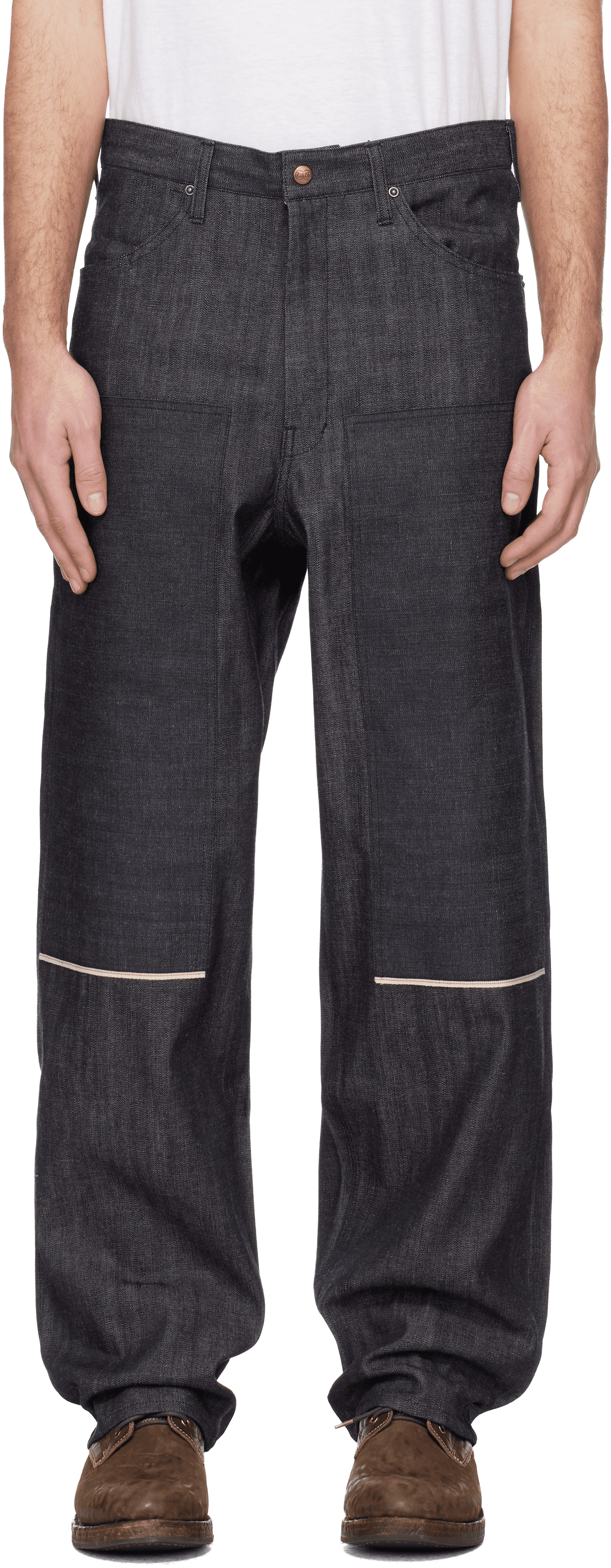 Navy Carpenter Jeans - Image 1