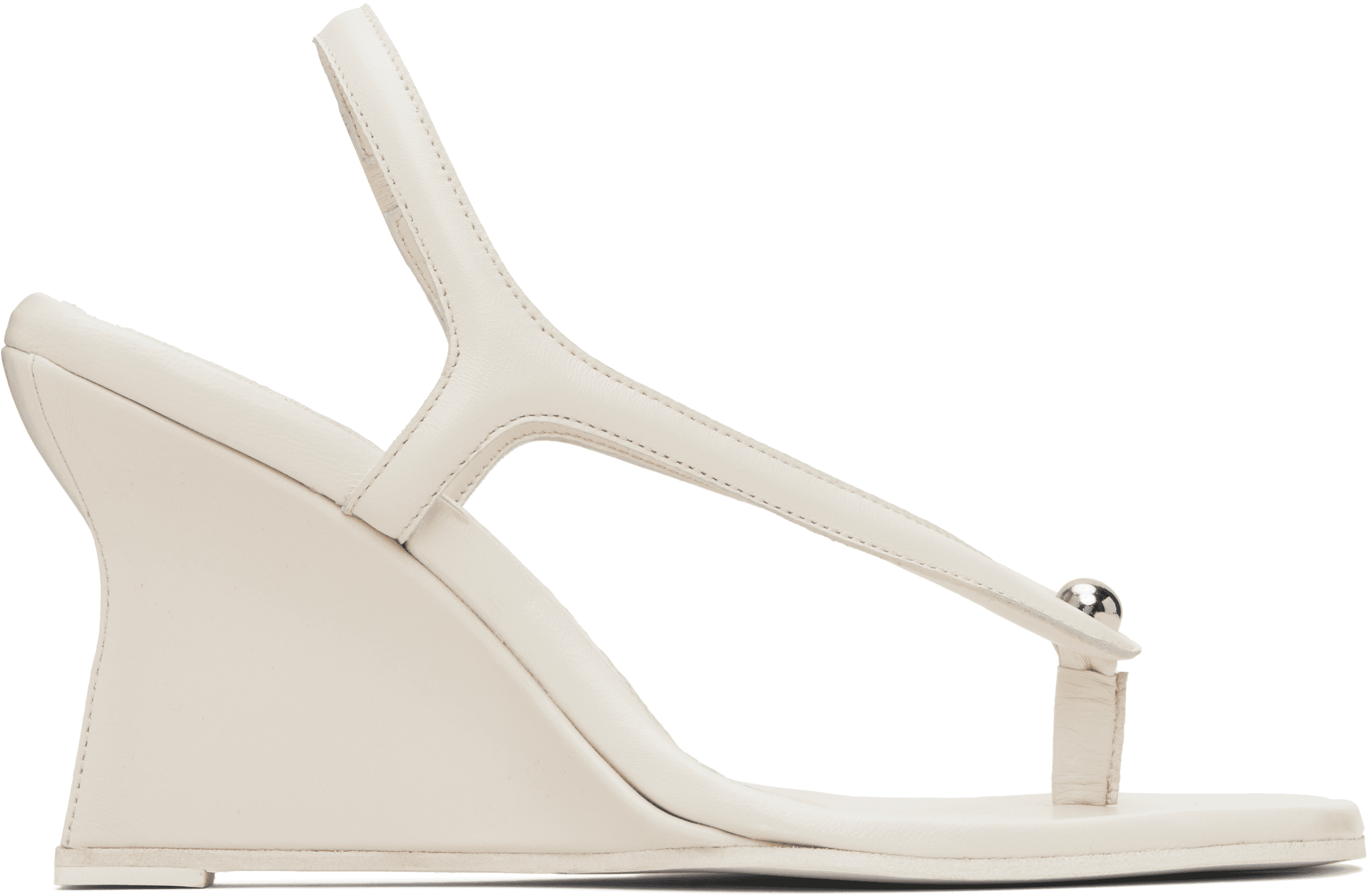 Off-White Valentina Wedge Heeled Sandals - Image 1