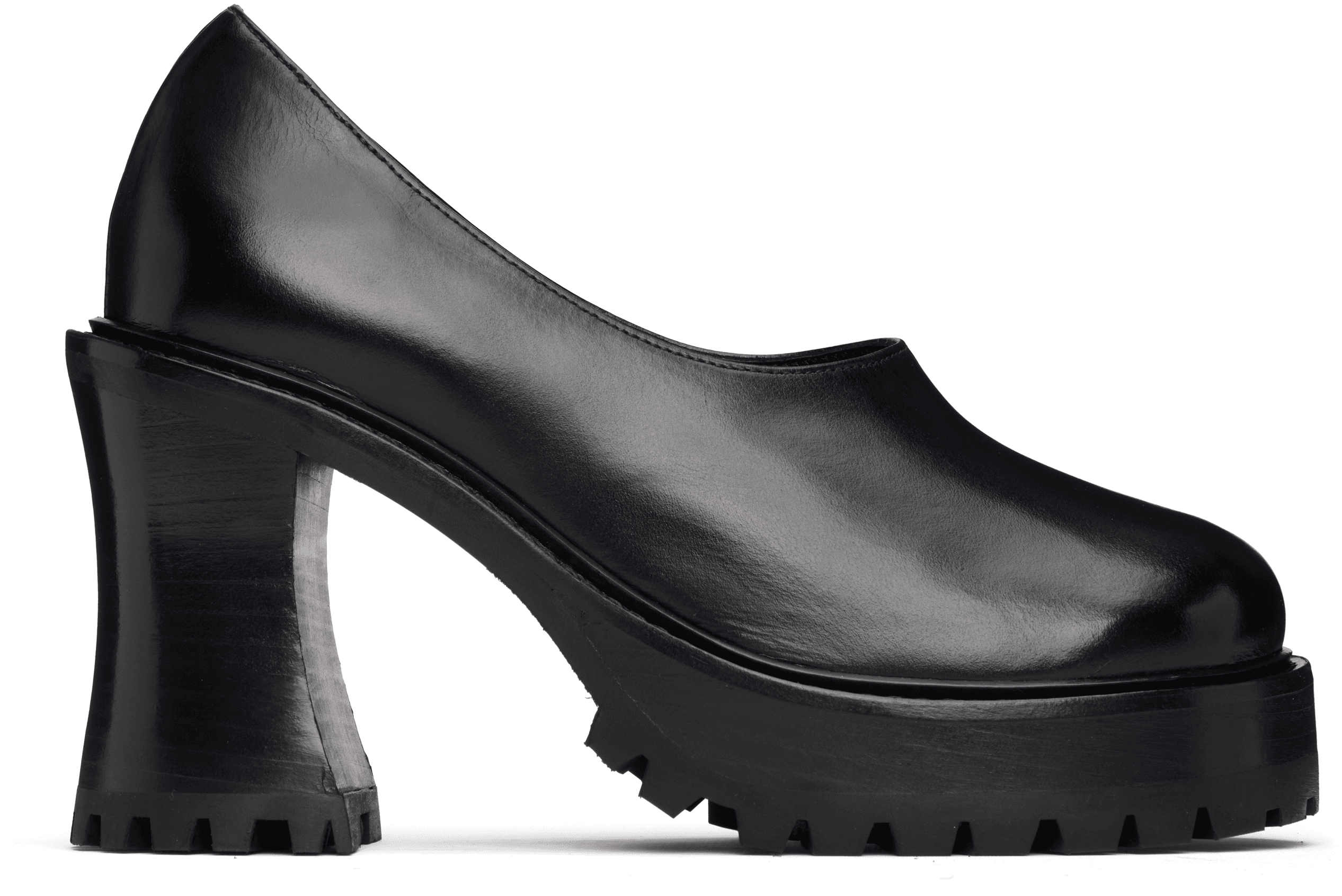 Black Hannah Platform Heels - Image 1