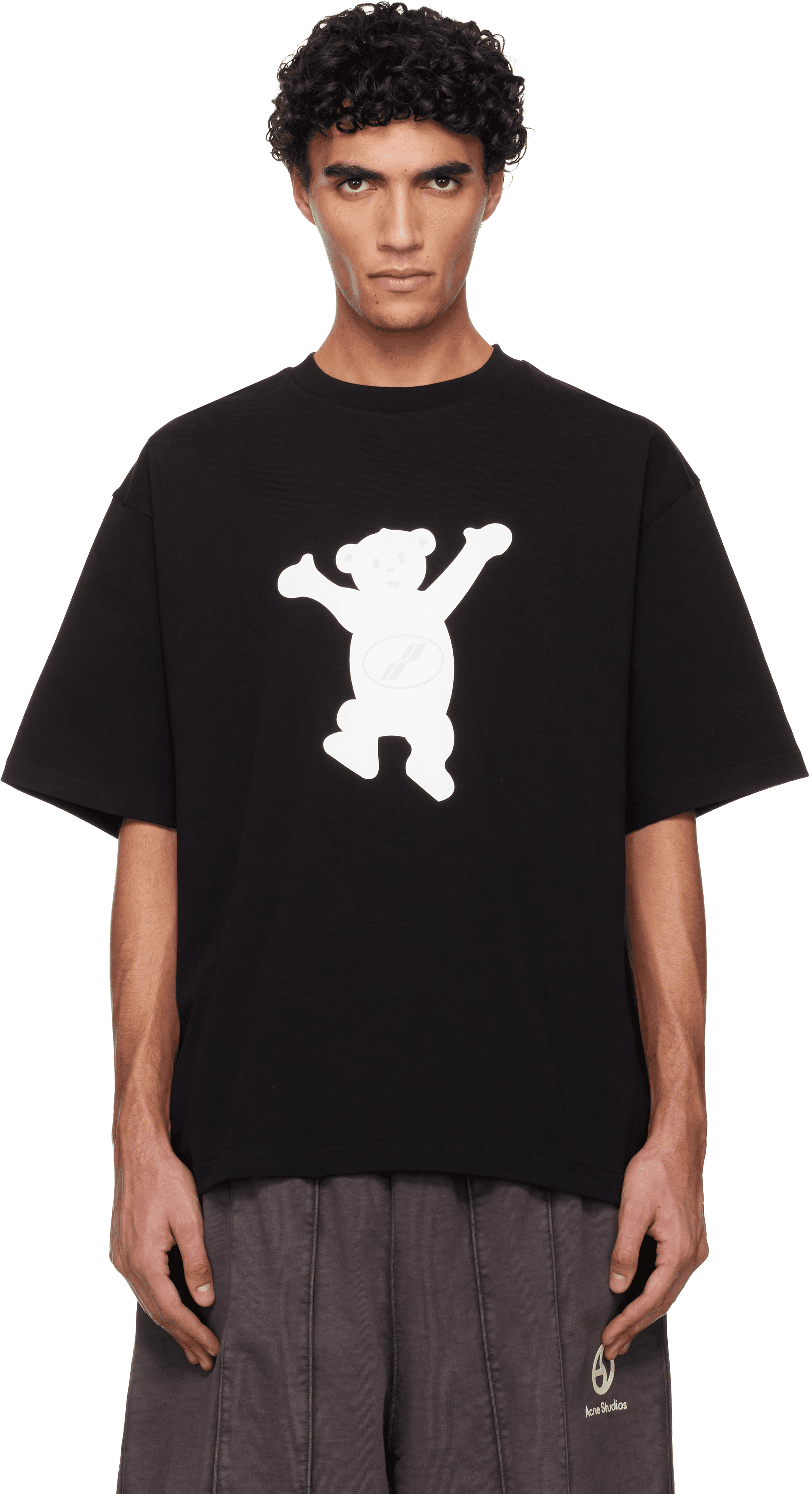 Black Teddy Logo T-shirt - Image 1