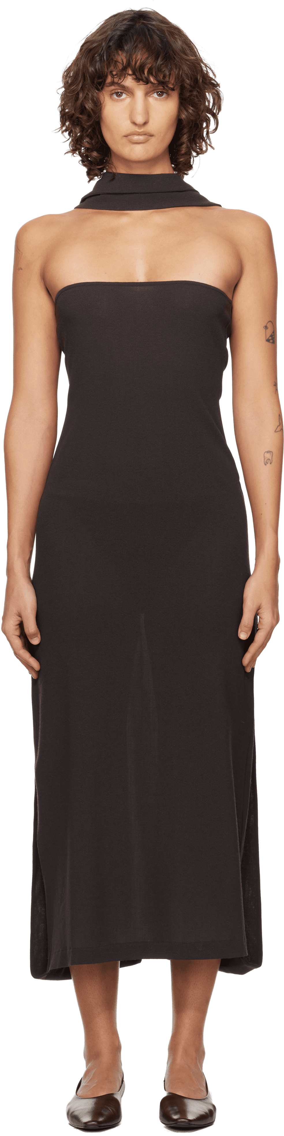 Brown Alberch Maxi Dress - Image 1