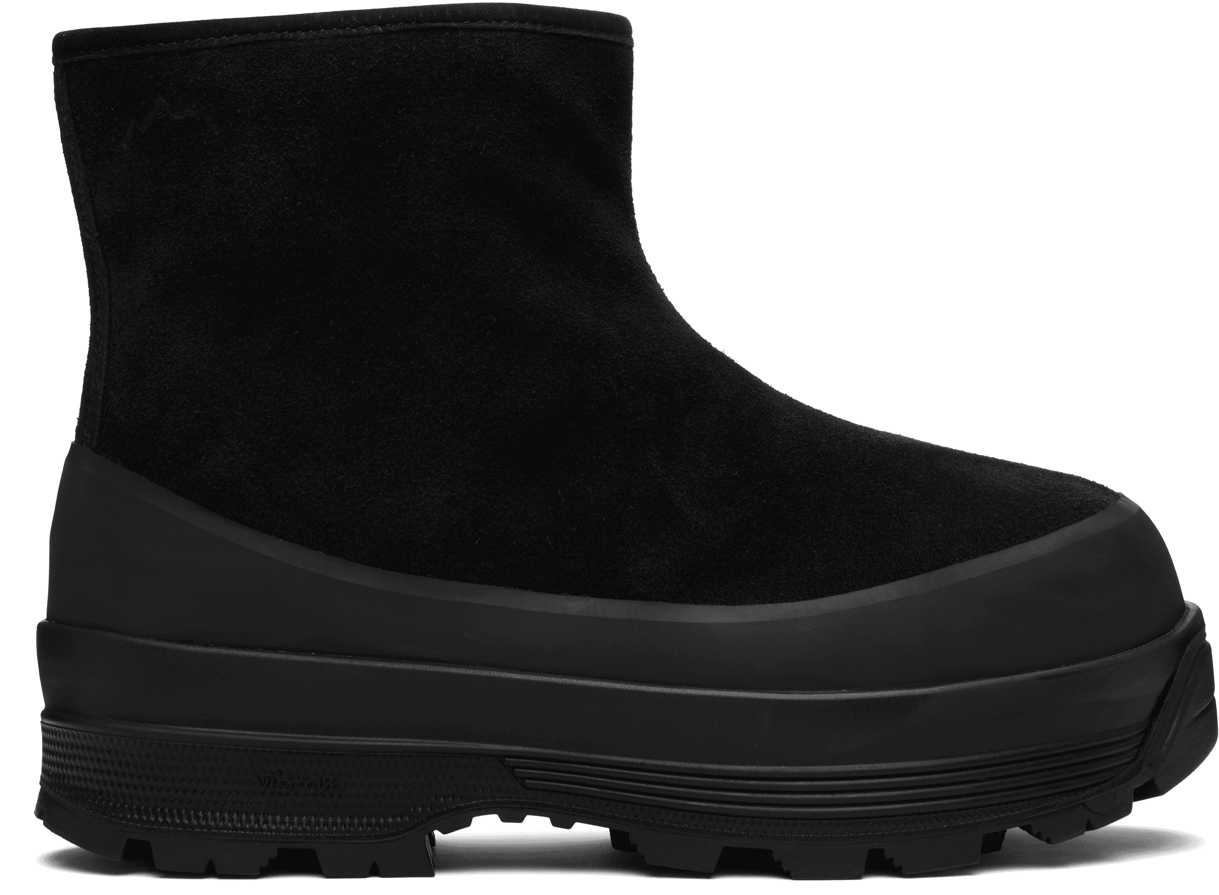 Black Badia Shearling Boots - Image 1
