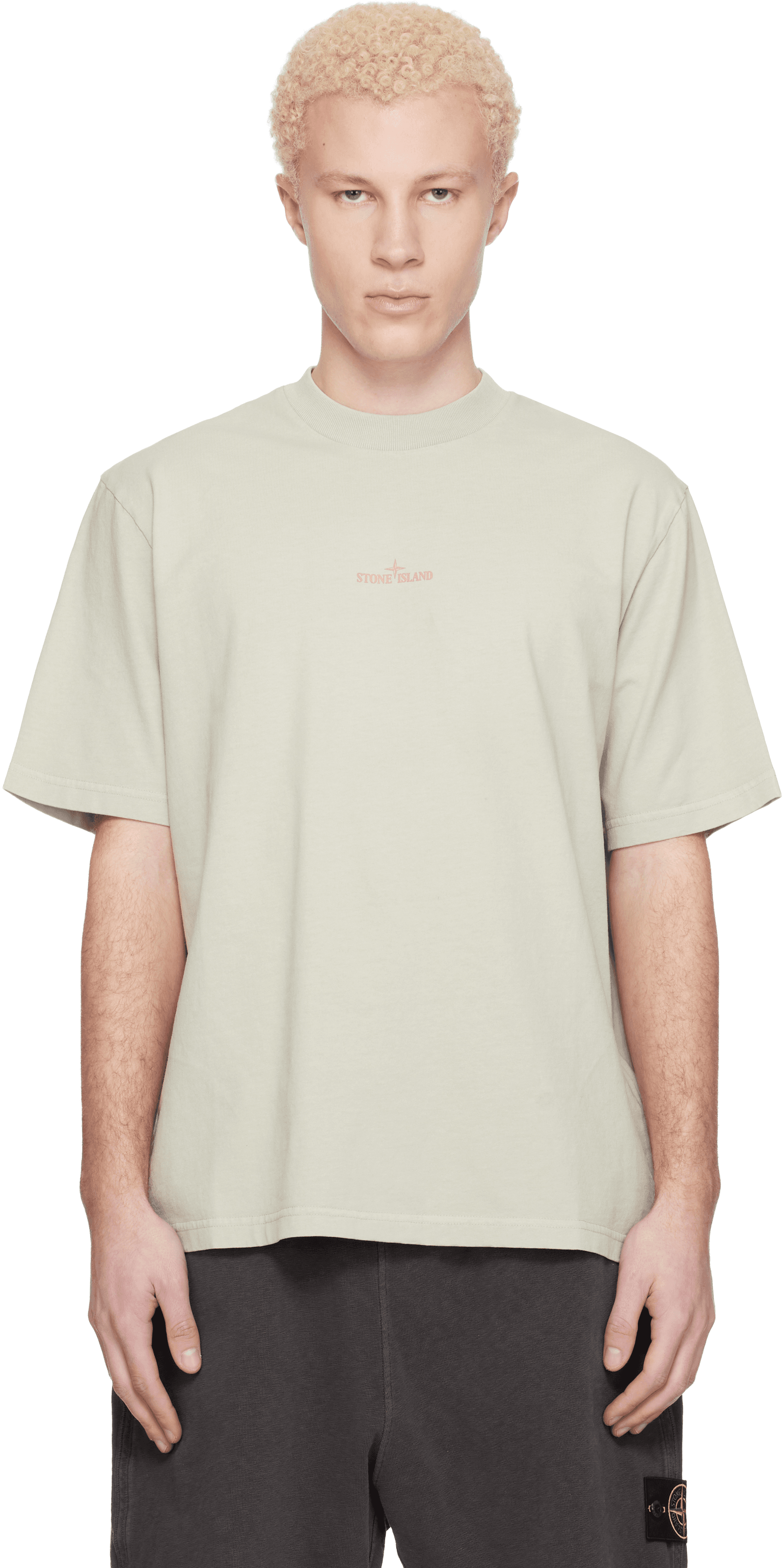 Gray 2100001 Combed Organic Cotton Jersey T-shirt - Image 1