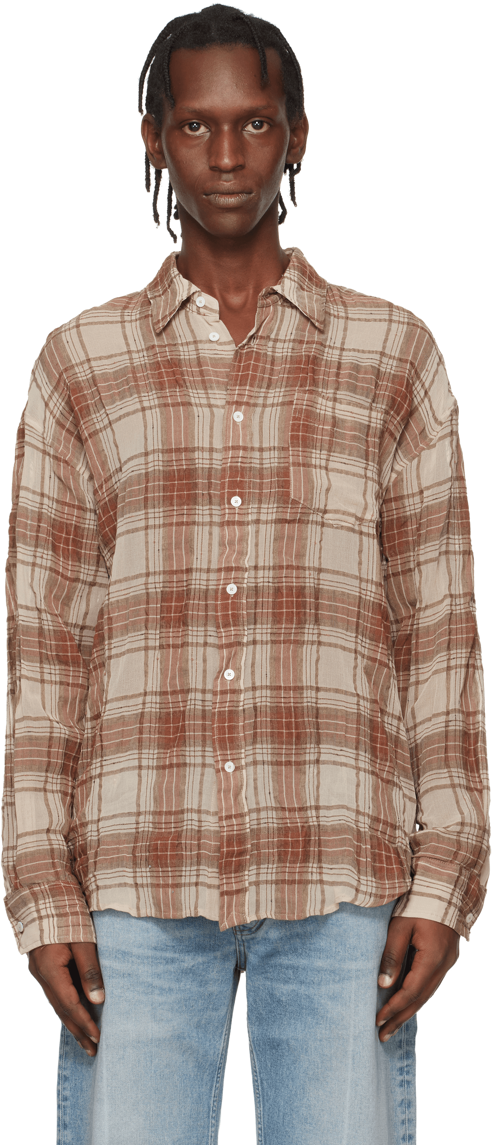 Brown Wide-Fit Shirt - Image 1