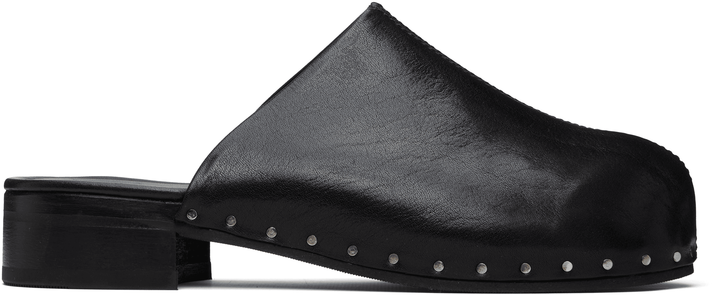 Black Naoto Clog Loafers - Image 1