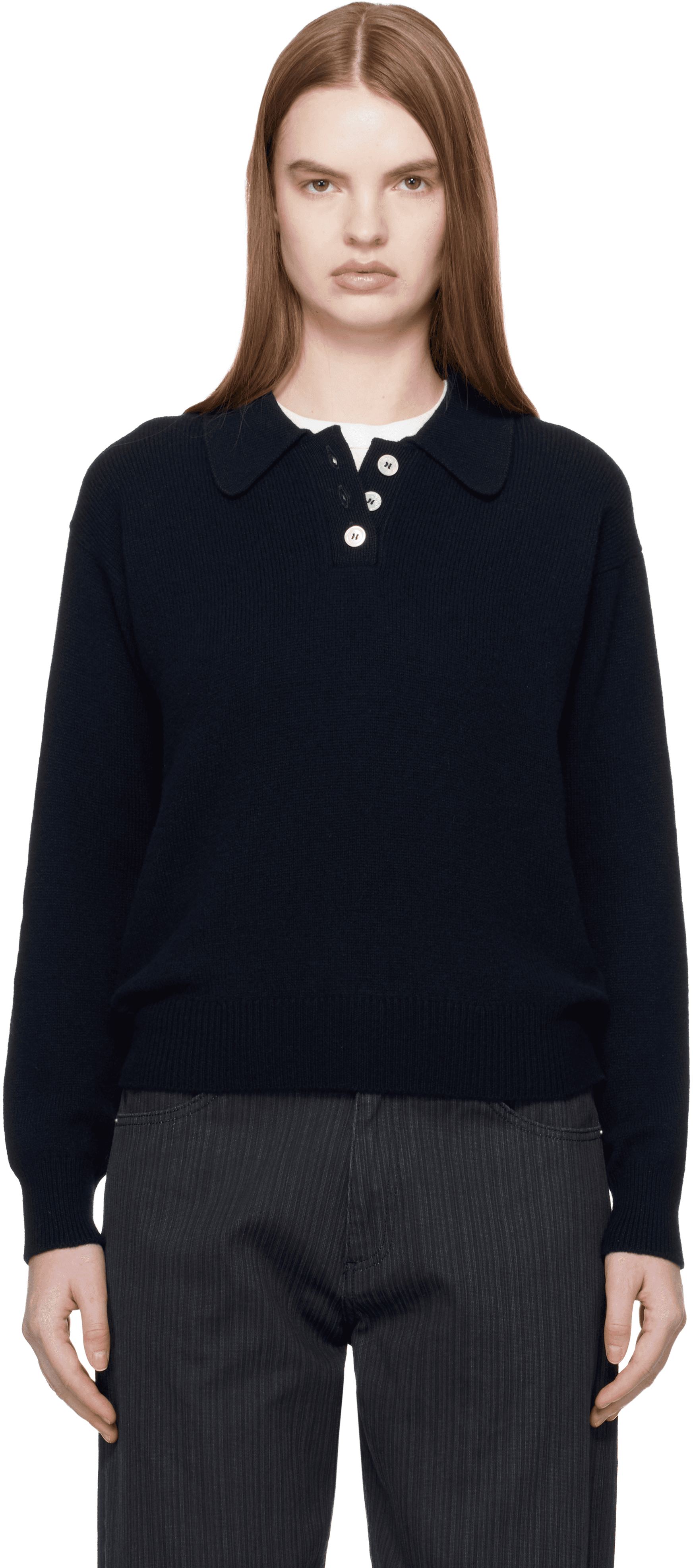 Navy Edith Polo - Image 1