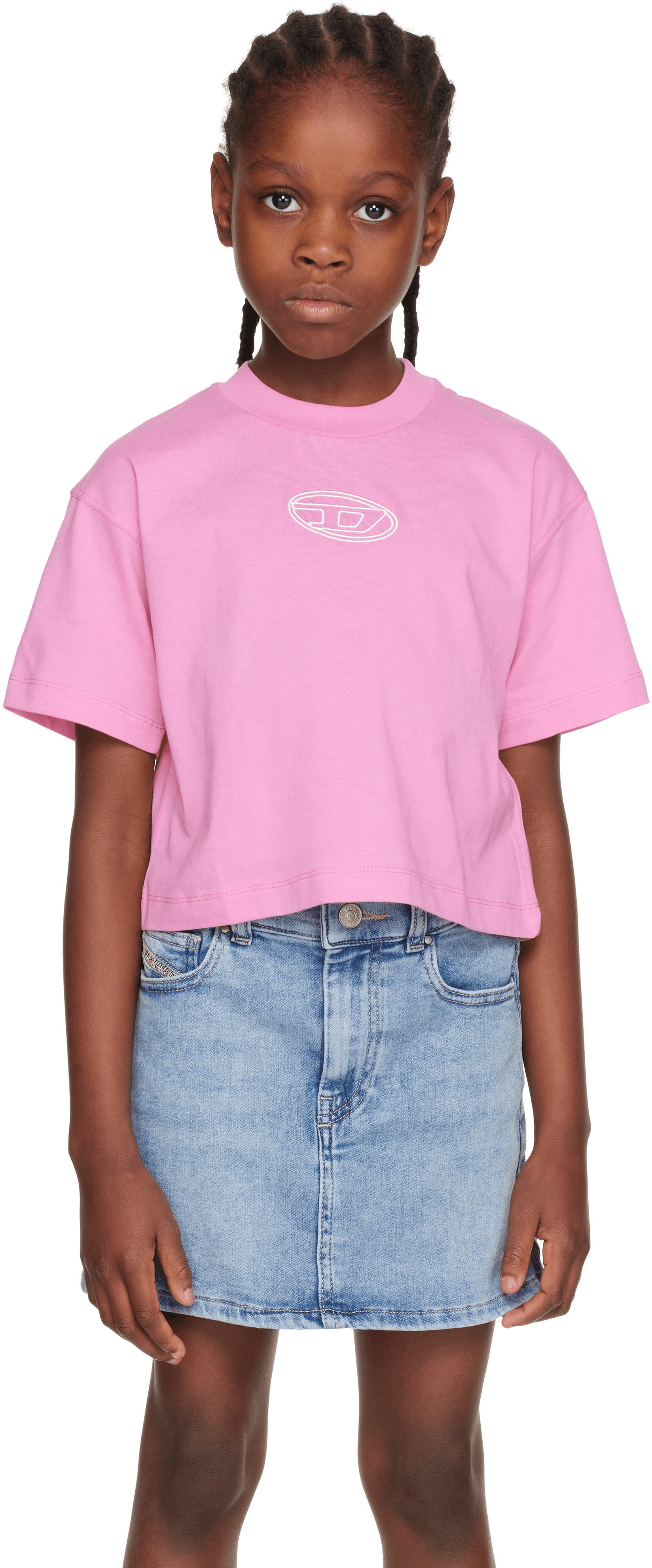 Kids Pink Tixan T-shirt - Image 1