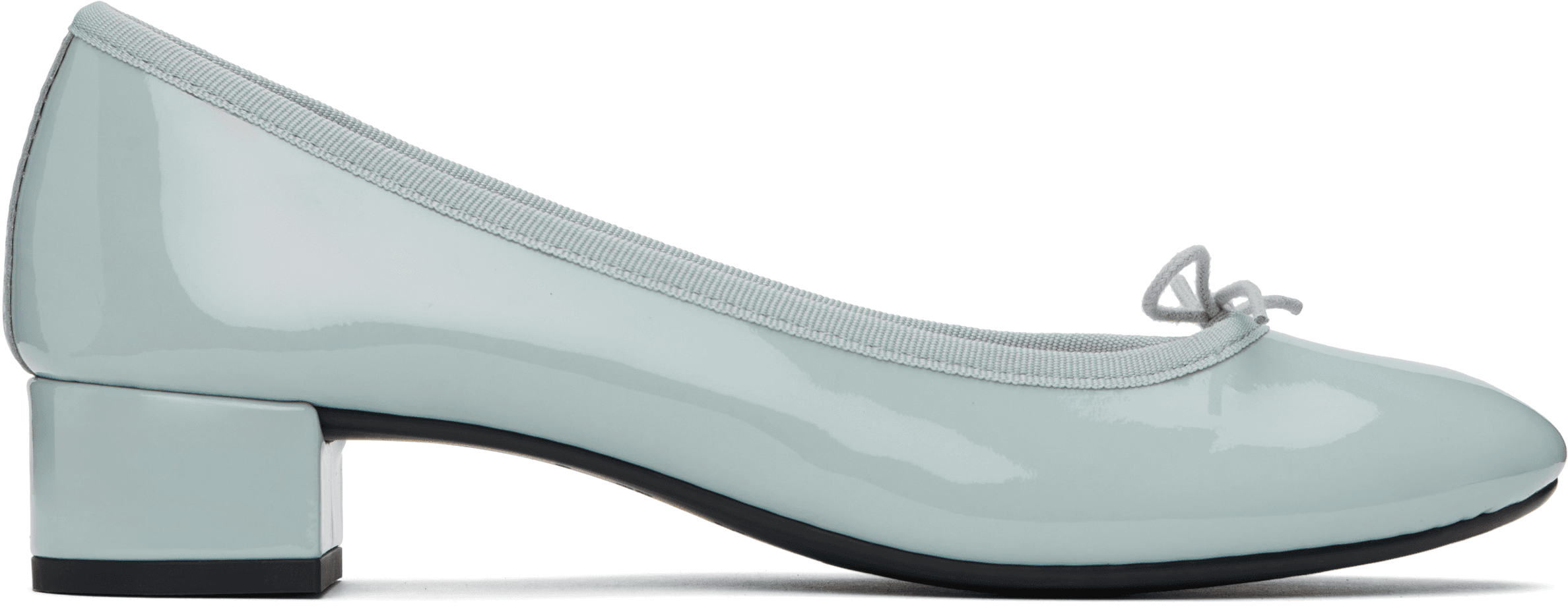 Blue Camille Rubber Sole Heels - Image 1