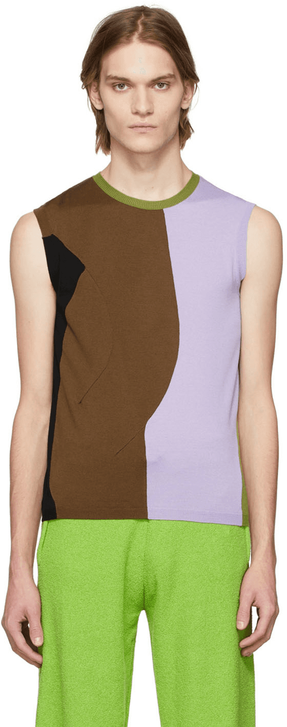 SSENSE Exclusive Multicolor Knit Tank Top - Image 1