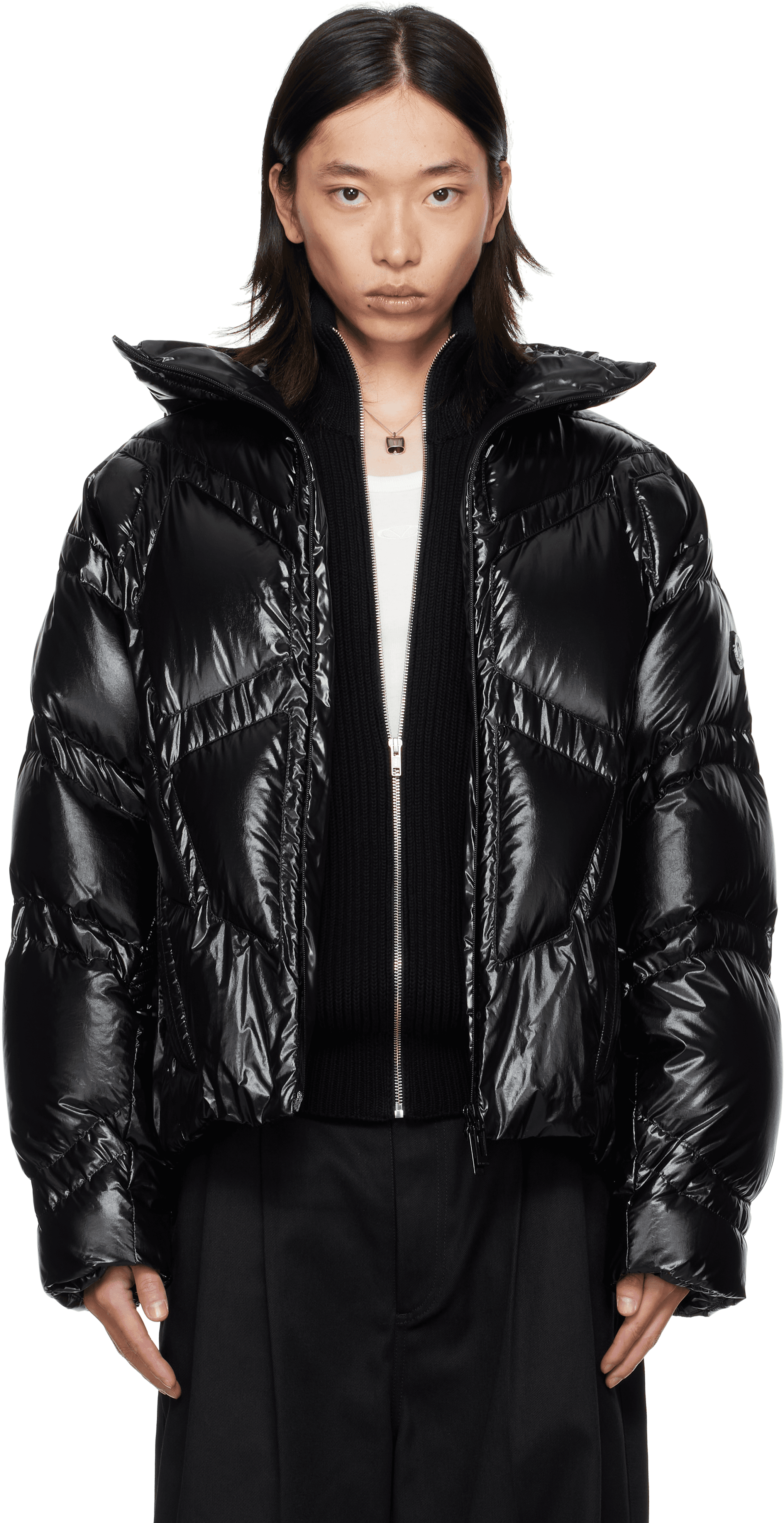Moncler x A$AP Rocky Black Bahianinha Down Jacket - Image 1