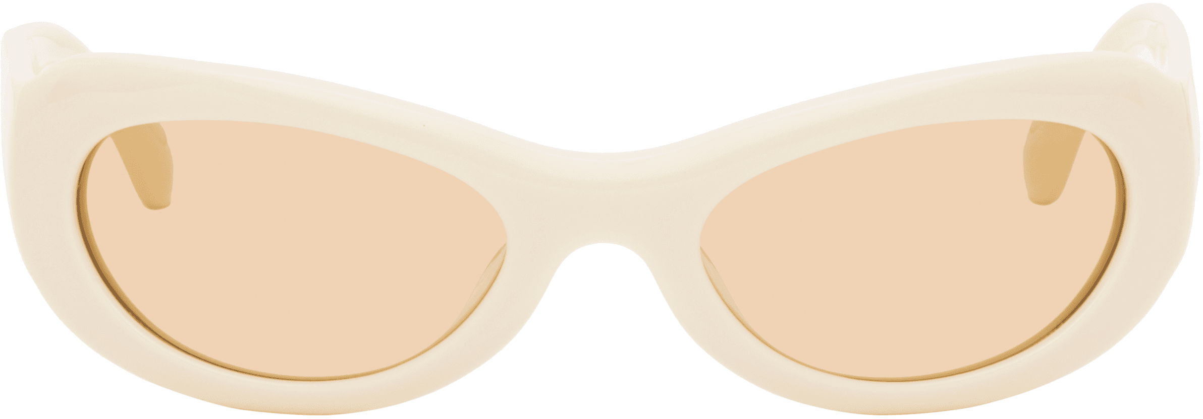 SSENSE Exclusive Beige Khilna Sunglasses - Image 1