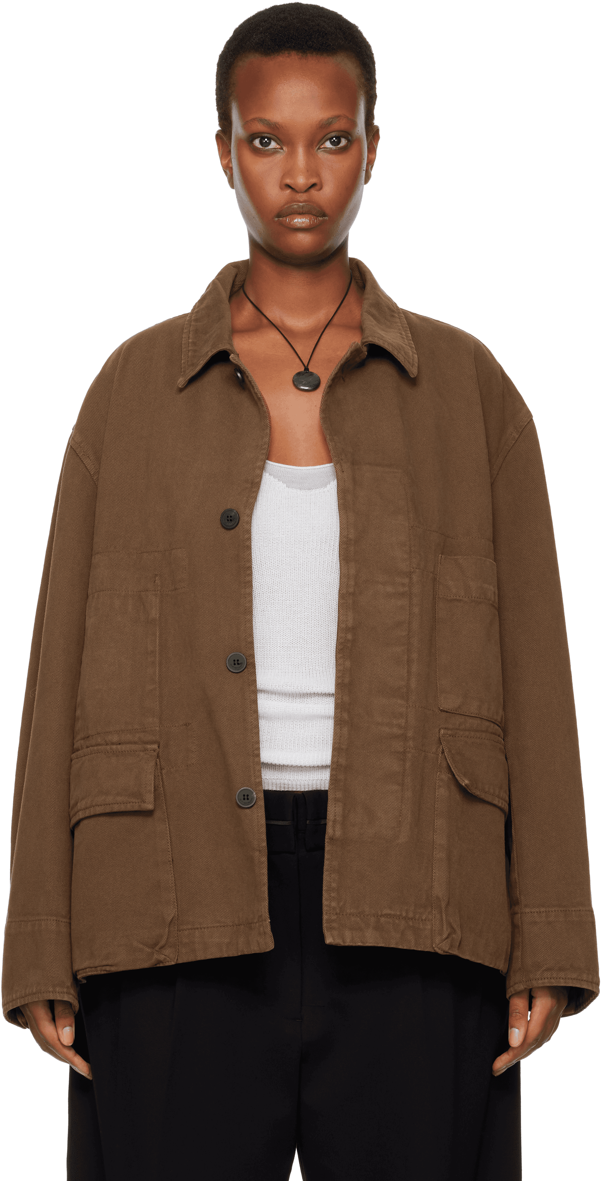 Brown Field Denim Jacket - Image 1