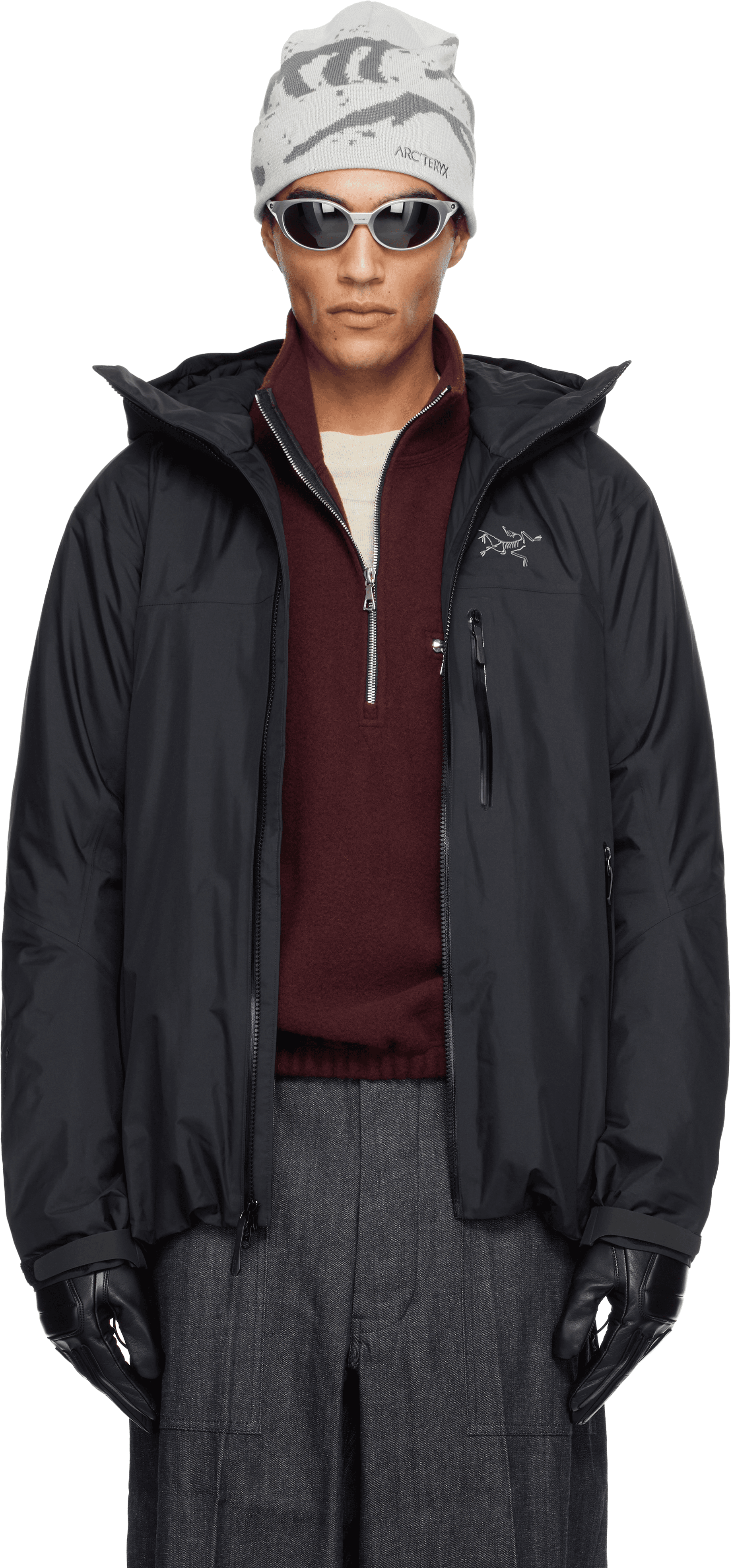 Black Beta Insulated Jacket - Image 1