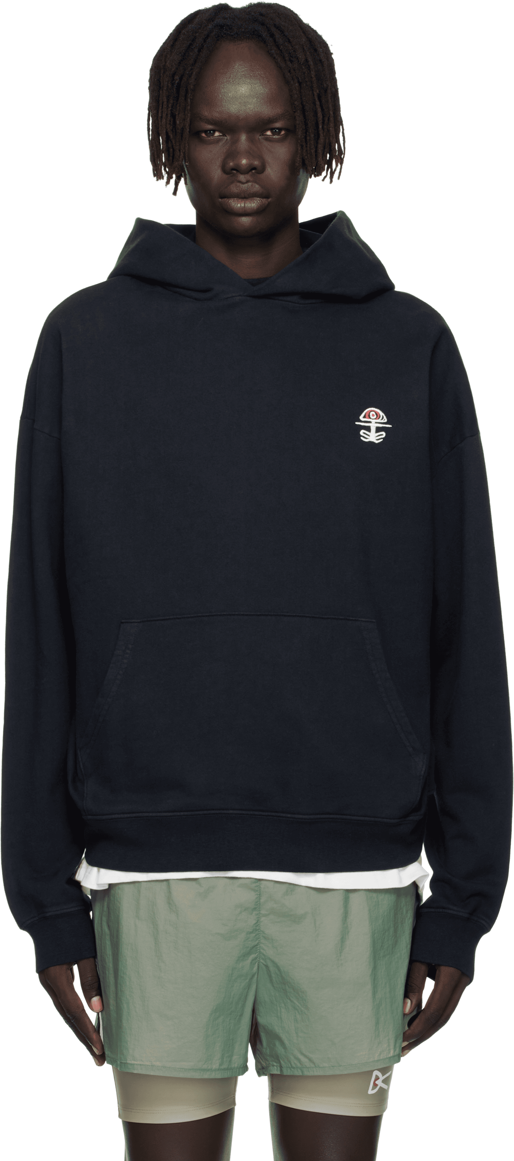 Navy California Cotton Hoodie - Image 1
