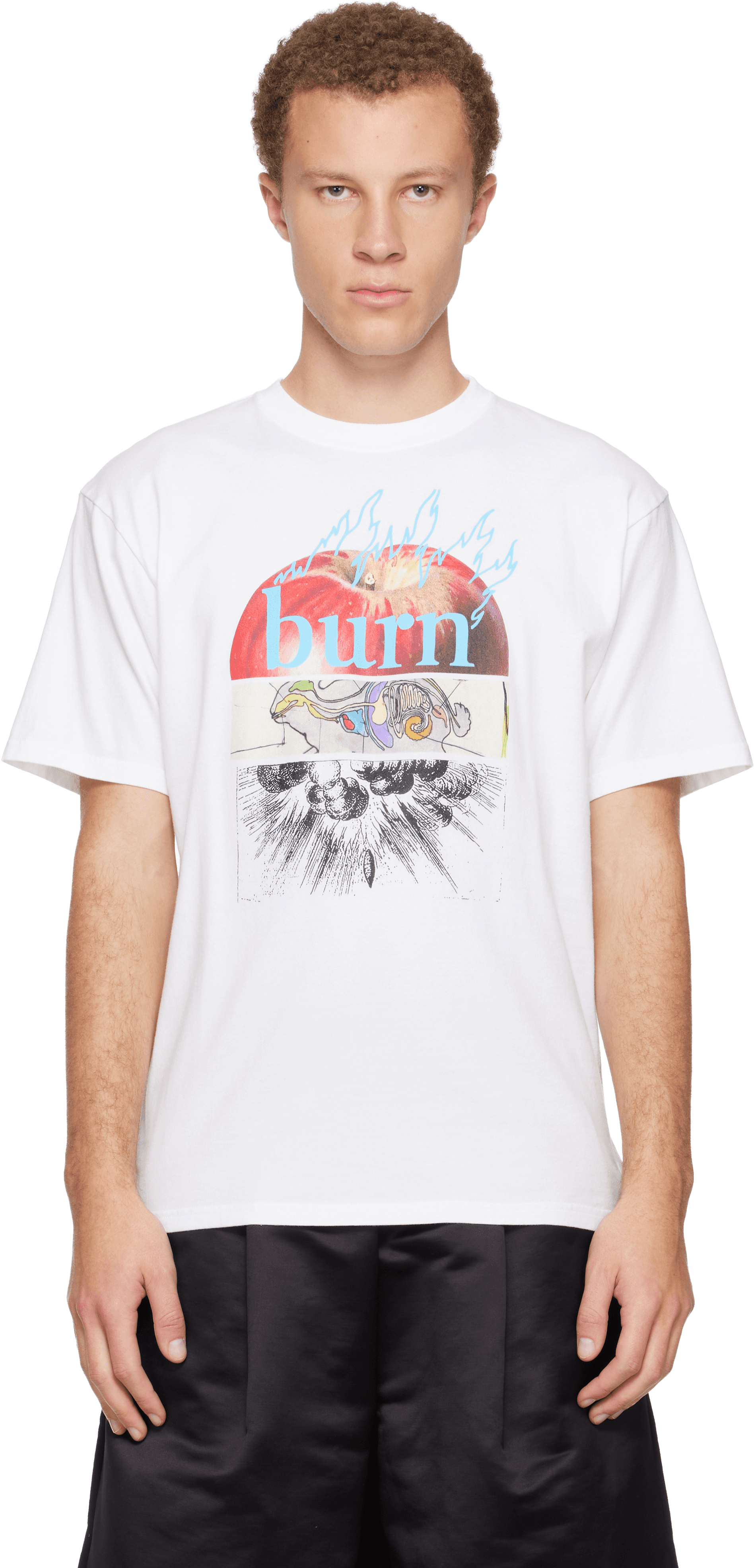 White UC2E3801 T-shirt - Image 1