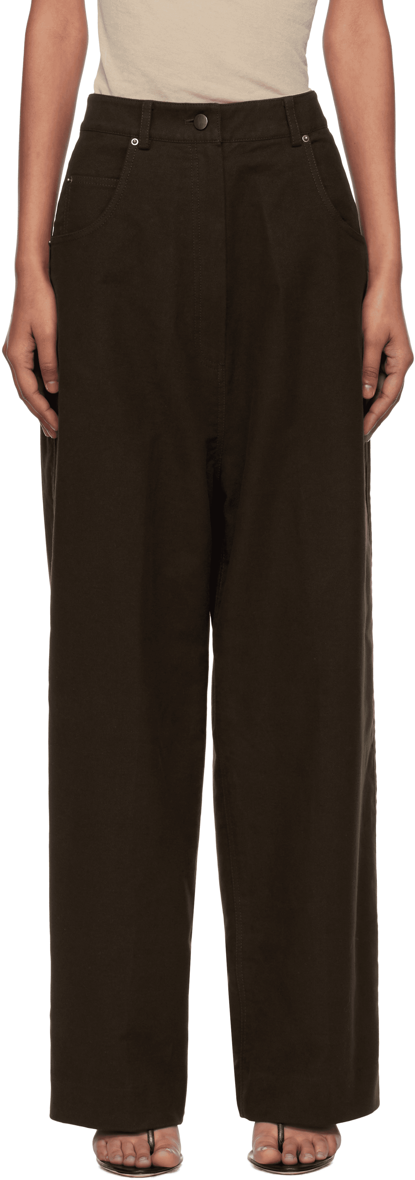 Brown Grace Trousers - Image 1