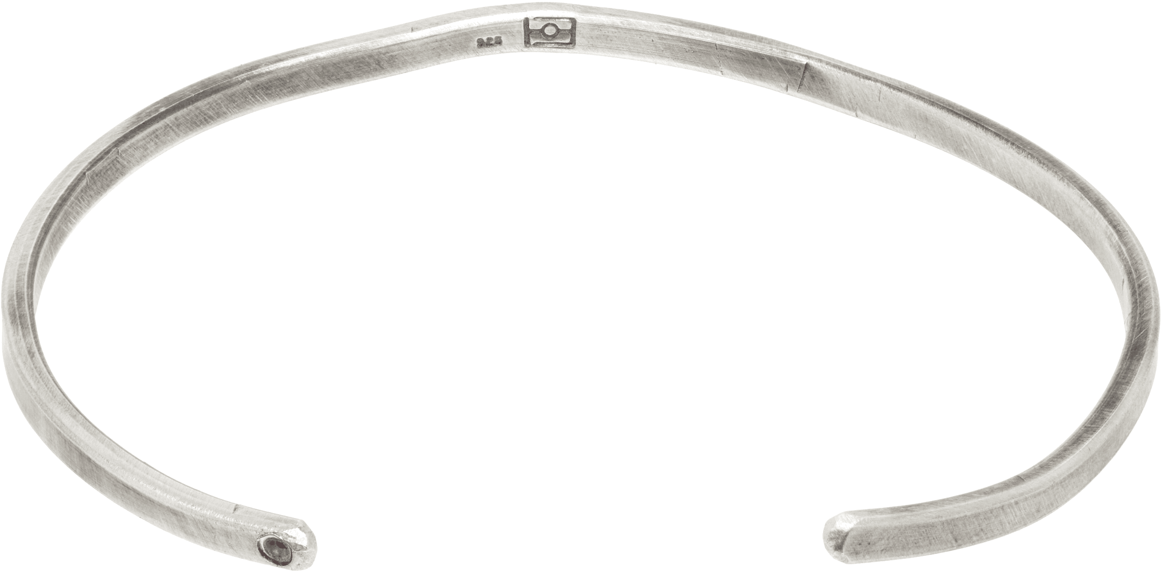 Beaten Bar Ruby Cuff Bracelet - Image 1