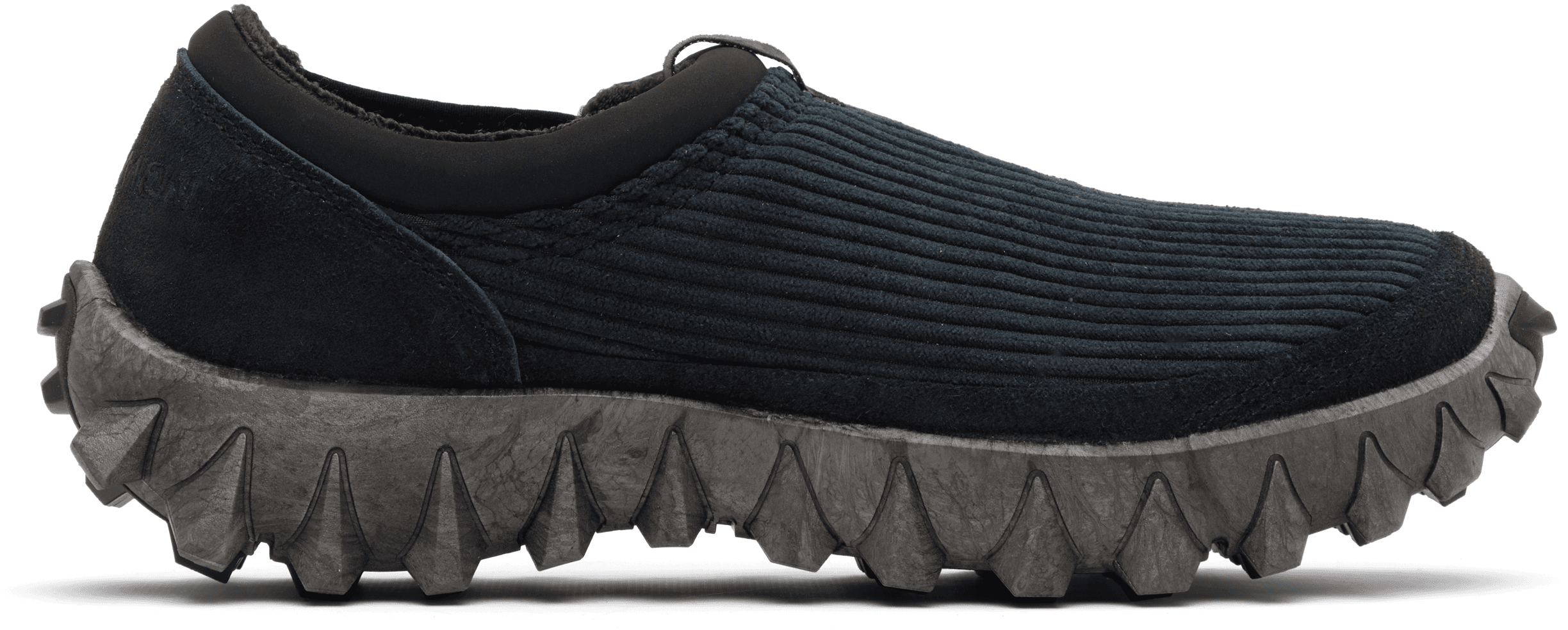 Black Snowclog Corduroy Loafers - Image 1