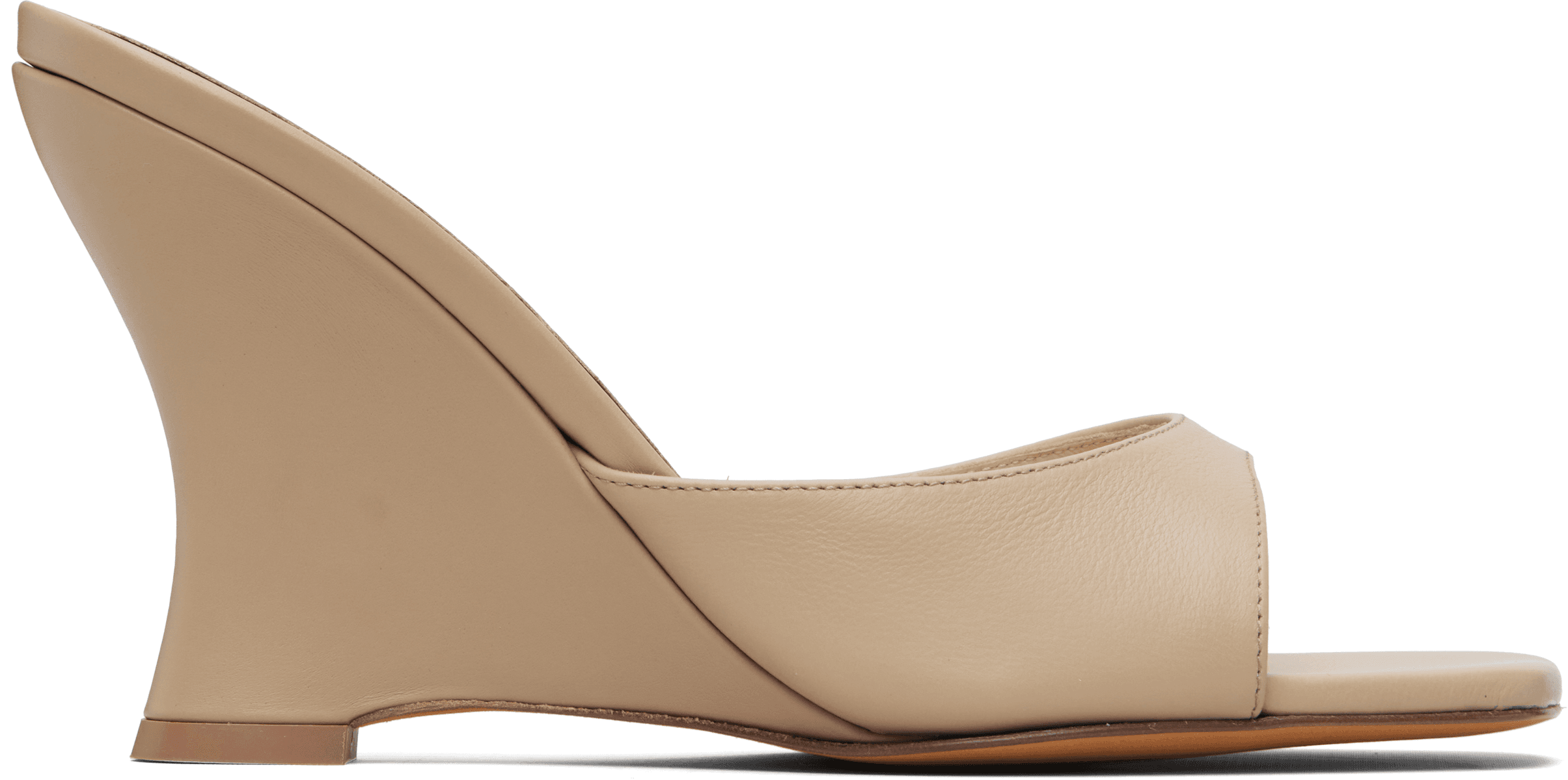 Beige Lido Wedge Heeled Sandals - Image 1