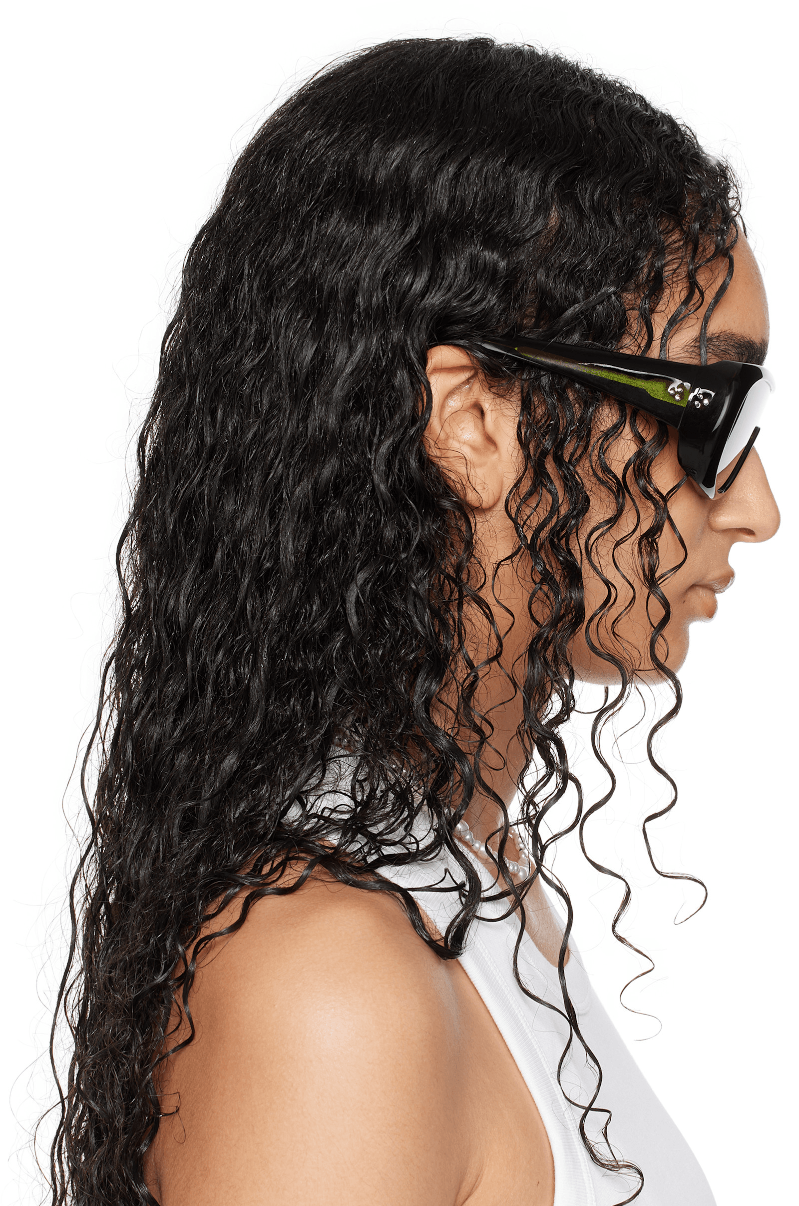SSENSE Exclusive Green Sayf Sunglasses - Image 1