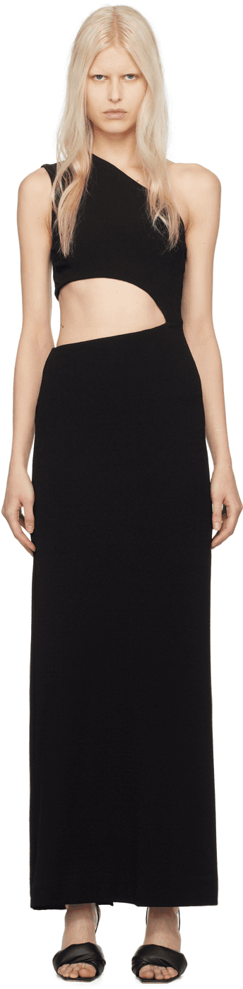 Black Omnia Maxi Dress - Image 1