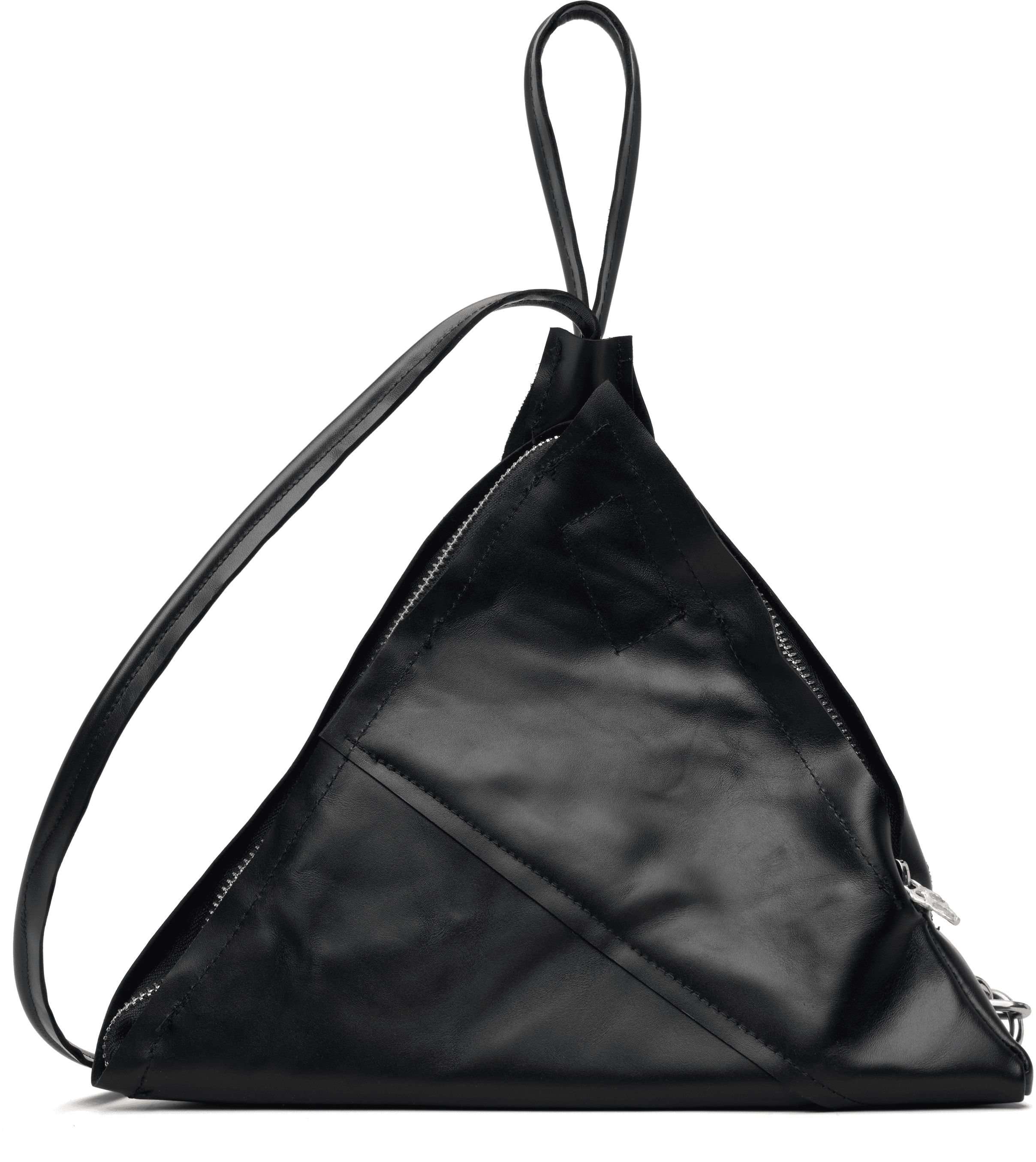 Black Pyramidal Tetra Bag - Image 1