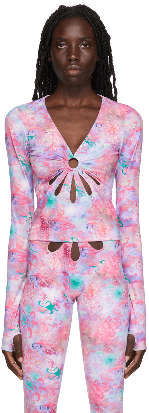 SSENSE Exclusive Pink Top - Image 1