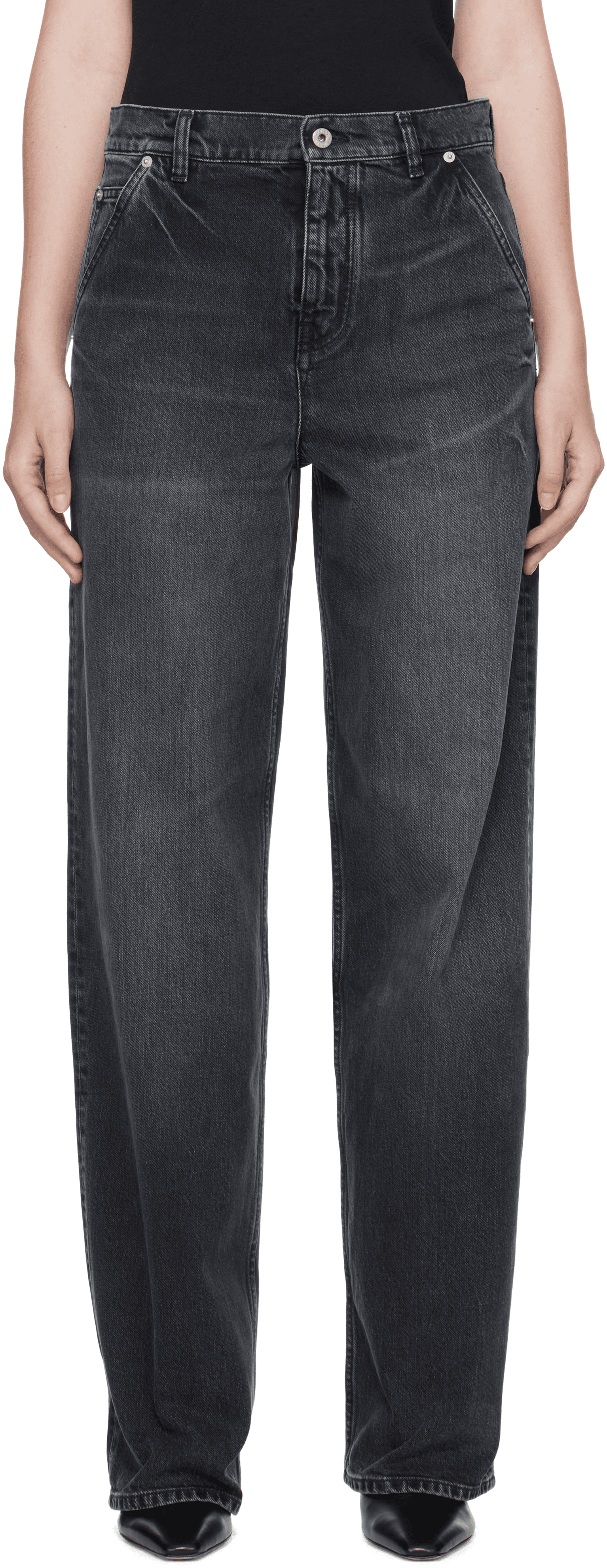 Black Kenzo Paris Futura 2000 Edition Workwear Jeans - Image 1