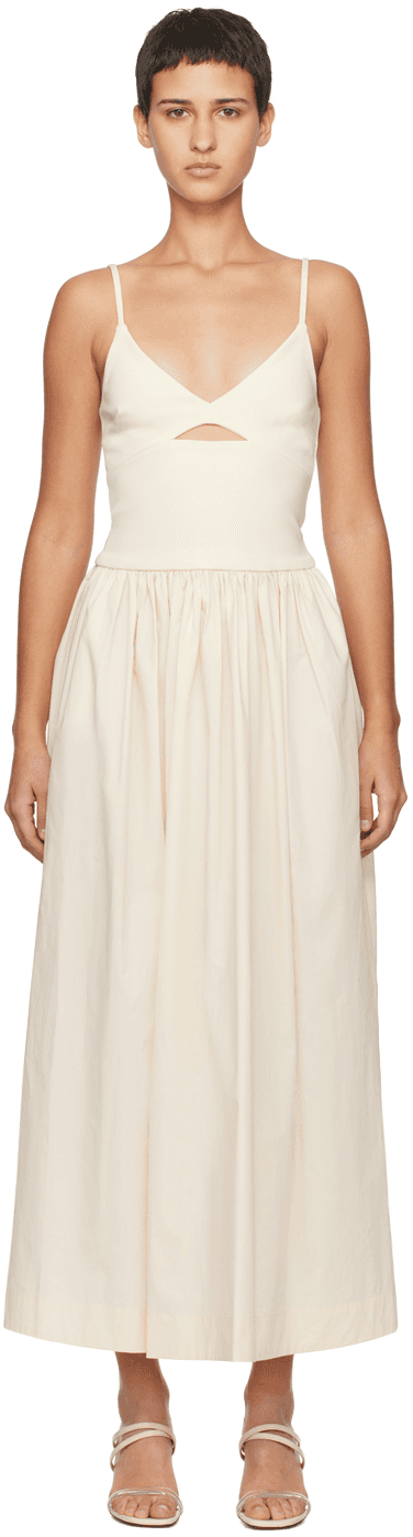 Off-White Tri Knit Maxi Dress - Image 1