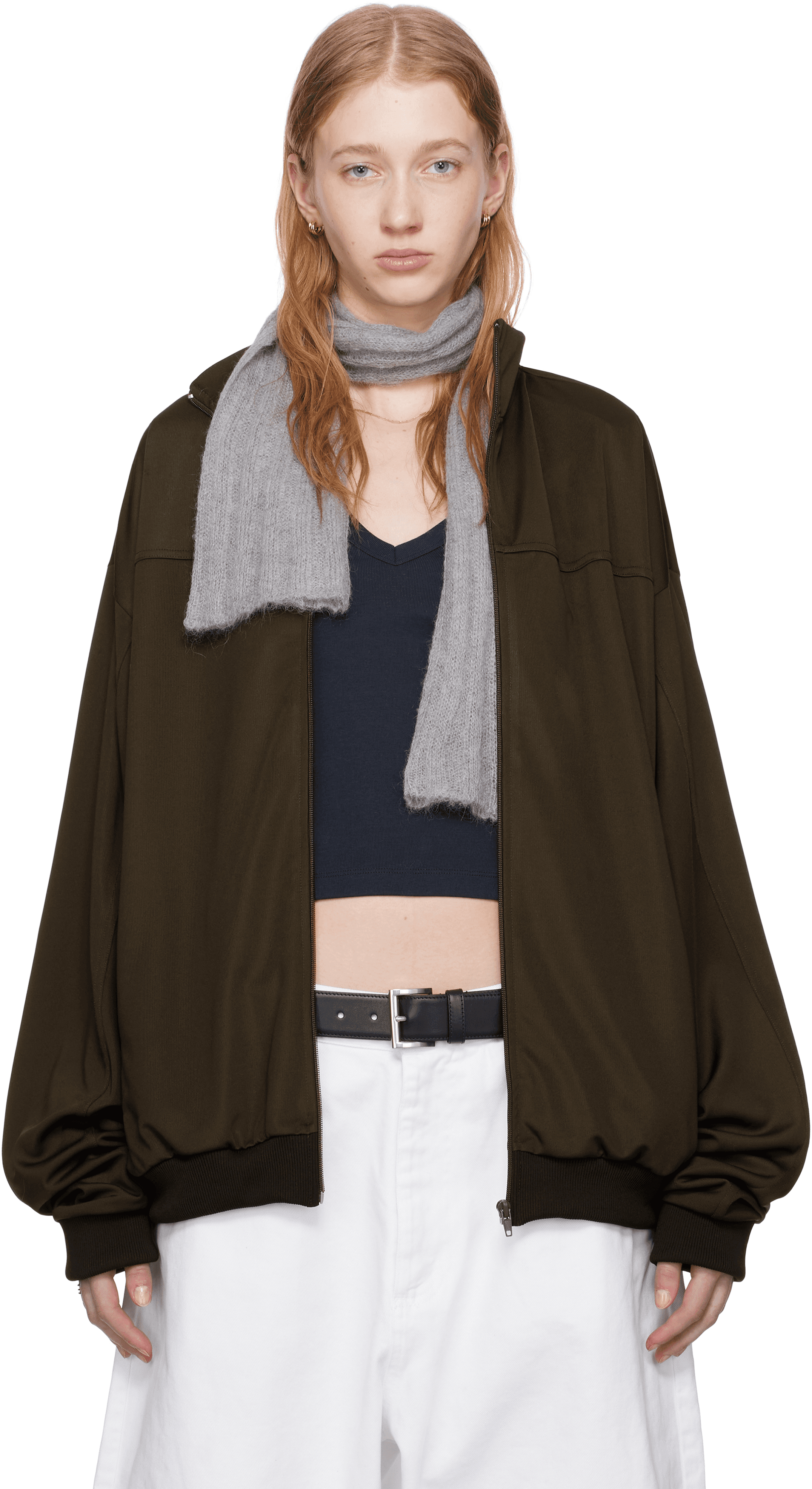 Brown Track Jacket - Image 1