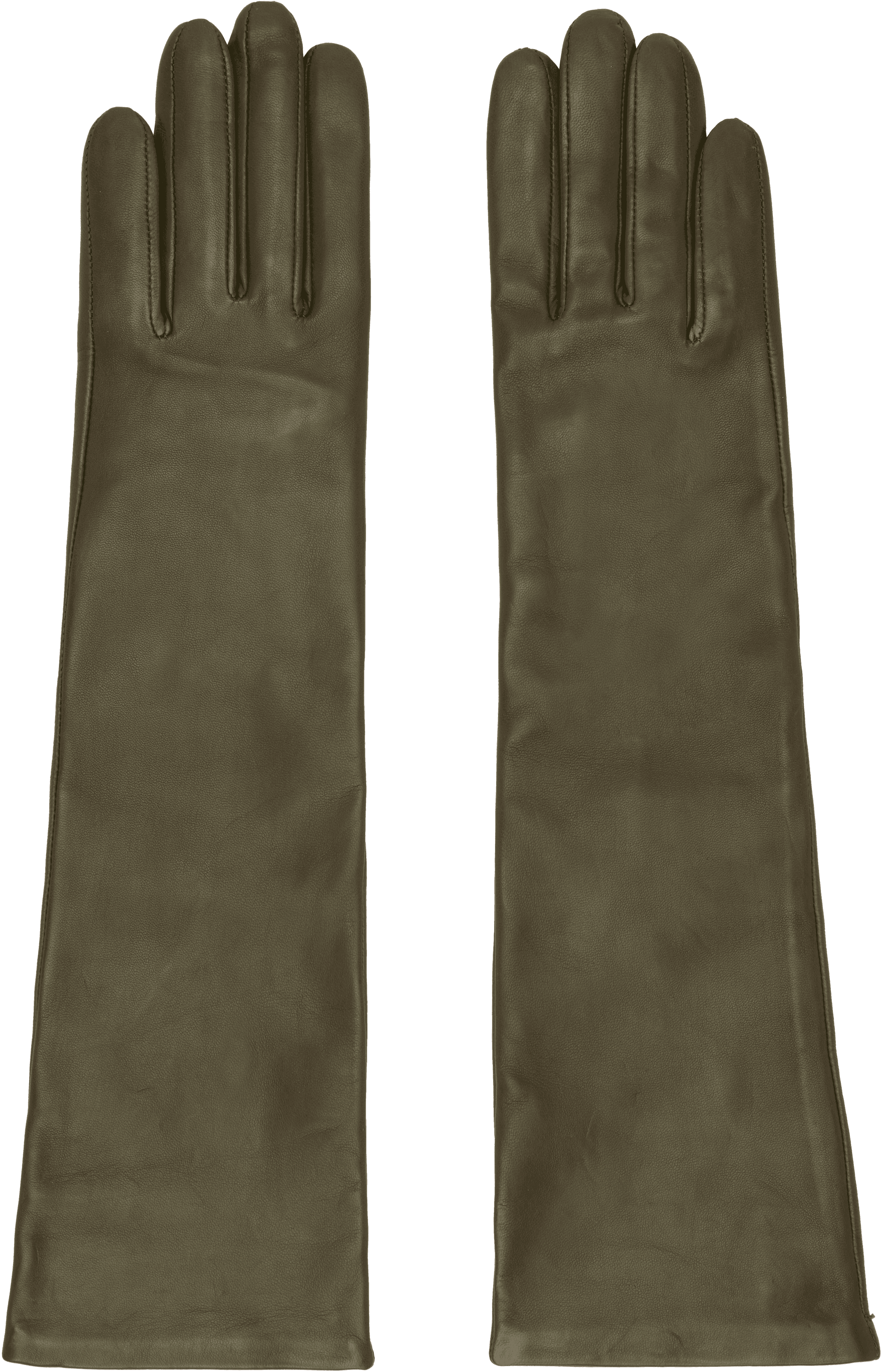 Green Essentials Long Gloves - Image 1