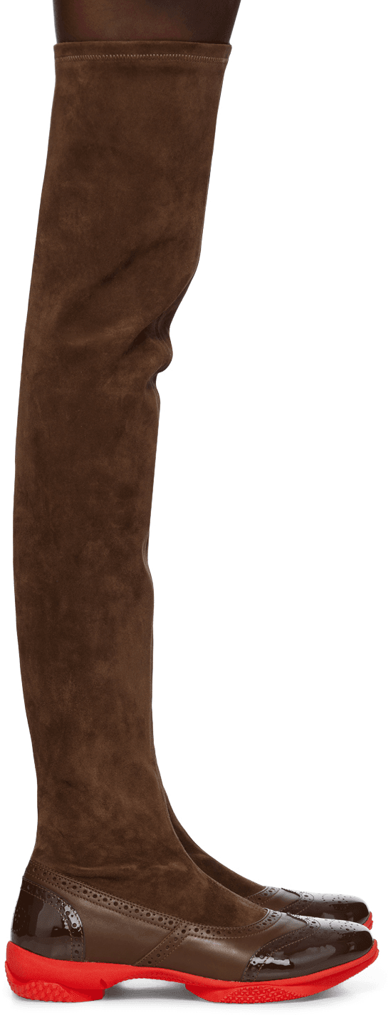 Brown Sonia High Boots - Image 1