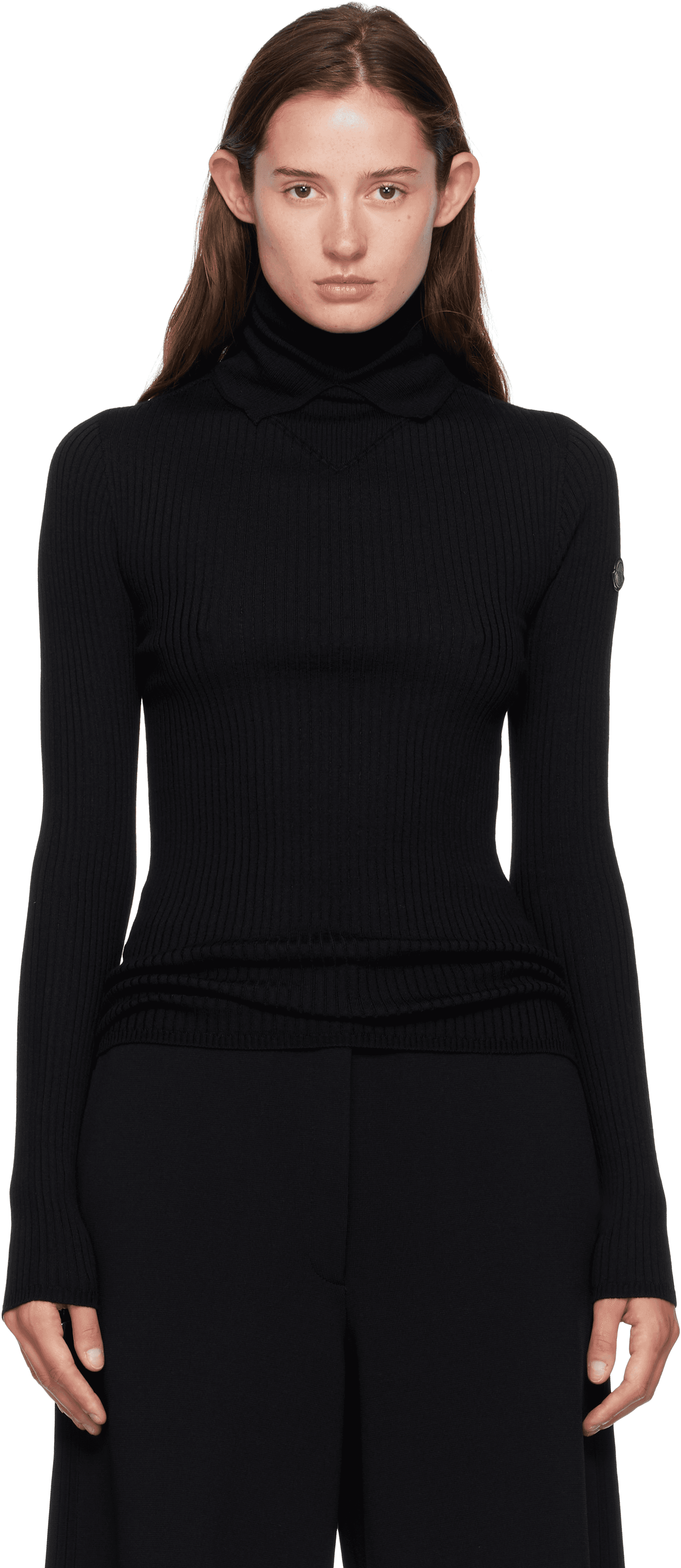 Moncler x EE72 Black Wool Turtleneck - Image 1