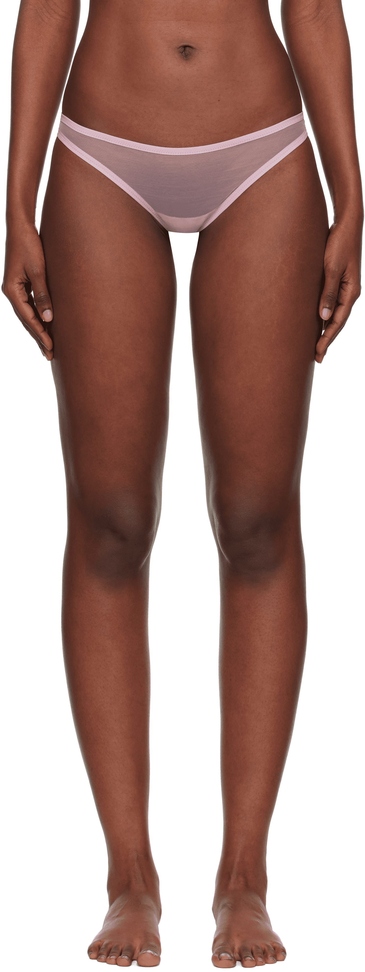 Pink Jeanne Briefs - Image 1