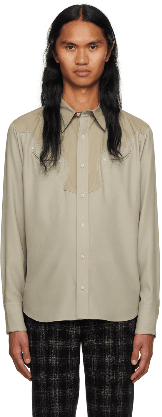 Beige Garrett Shirt - Image 1