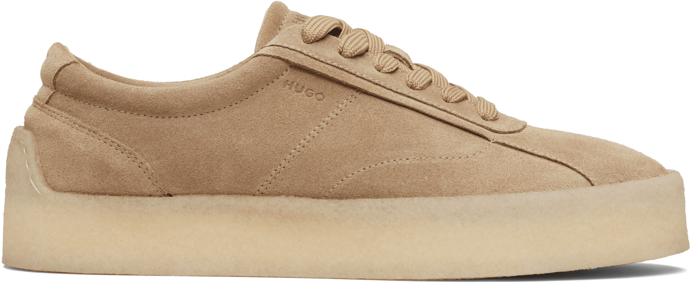 Beige Suede Sneakers - Image 1