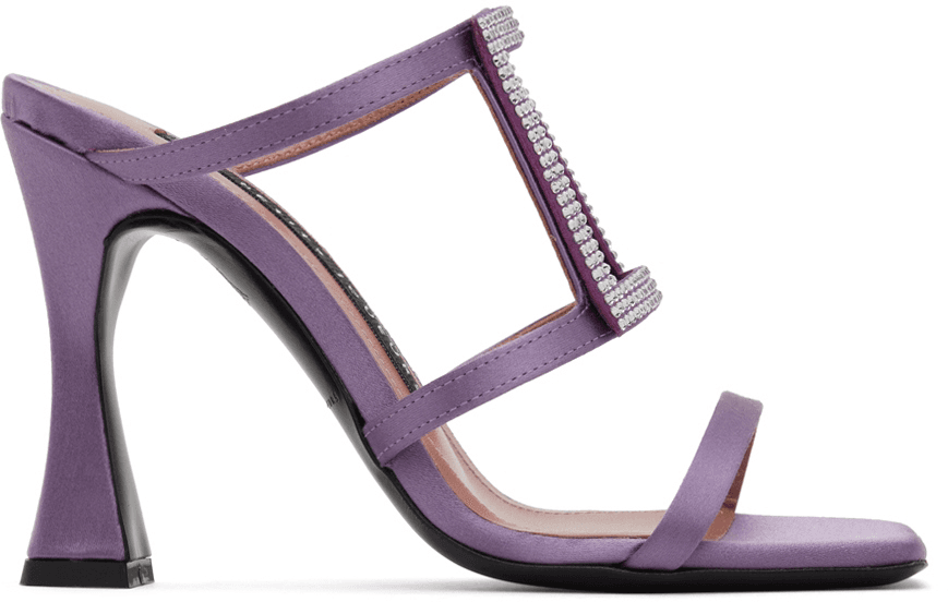 Purple Hoya Heeled Sandals - Image 1