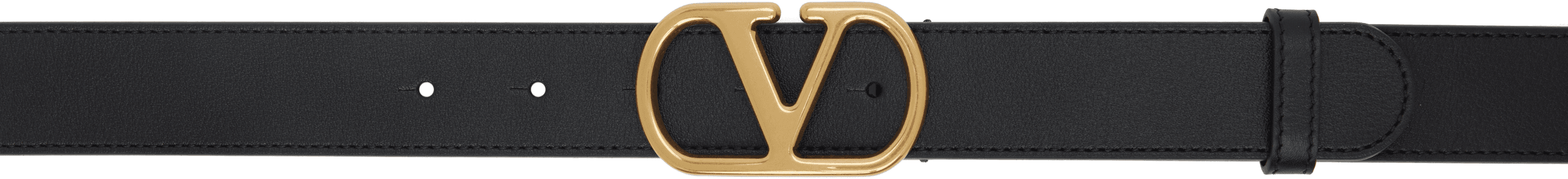 Black VLogo Signature Belt - Image 1