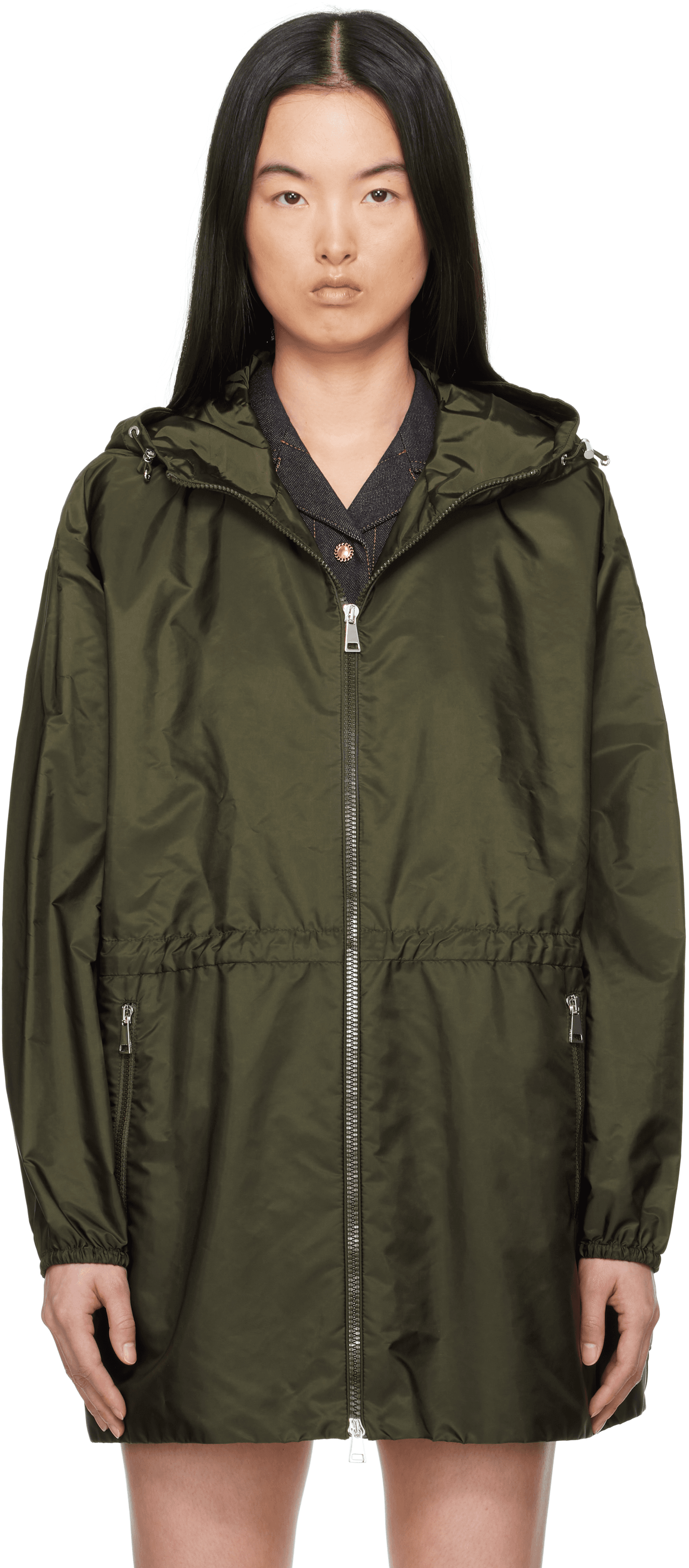 Green Wete Hooded Jacket - Image 1
