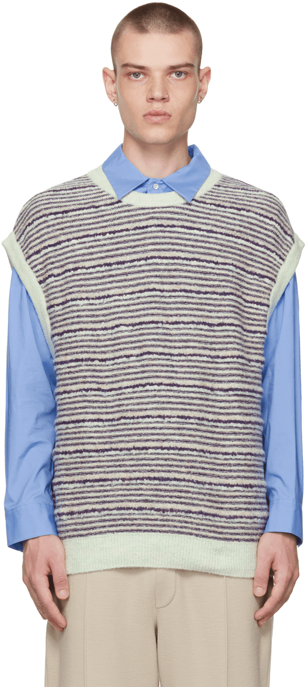 Purple Striped Vest - Image 1