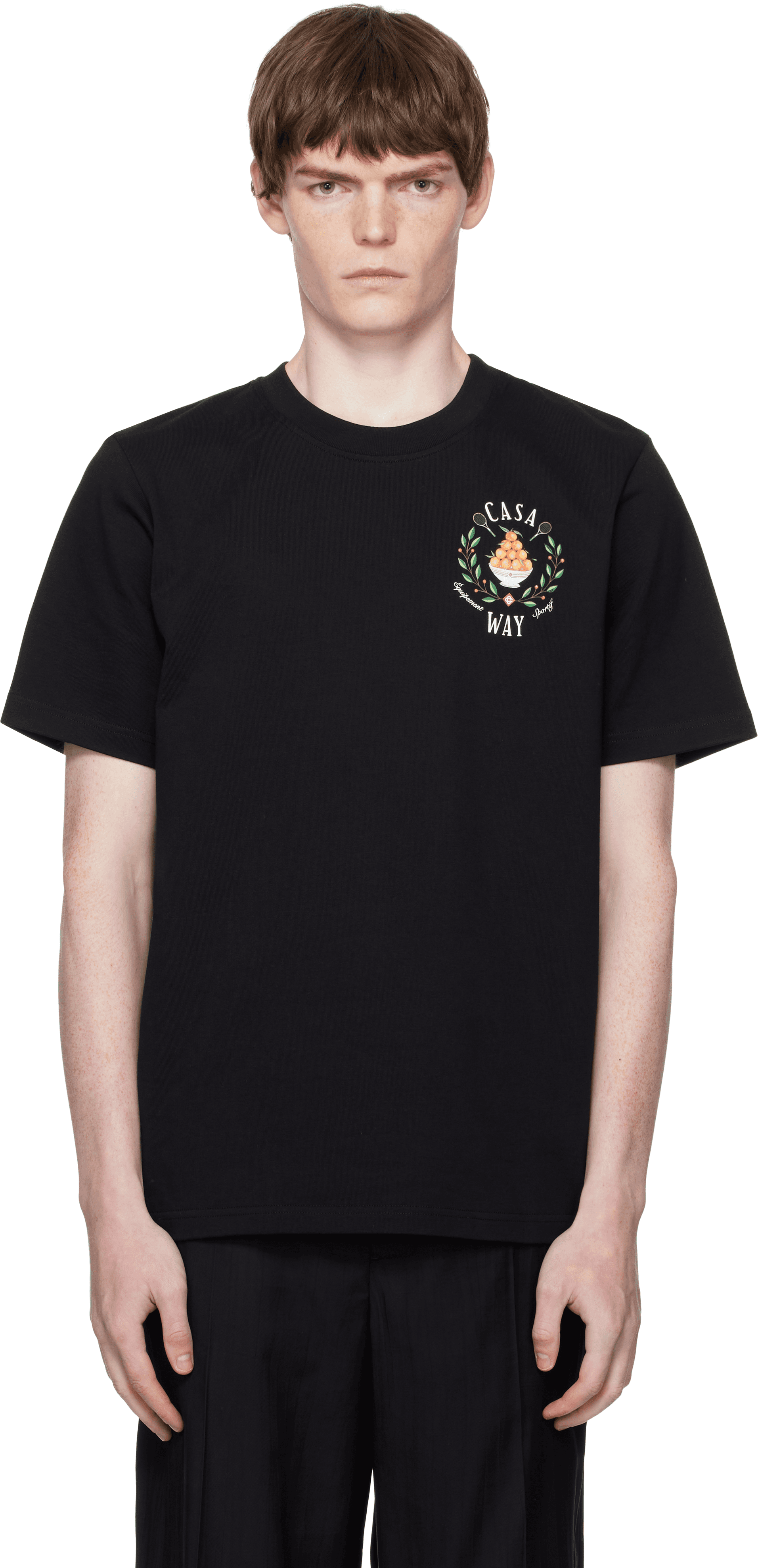 Black 'Casa Way' Short-Sleeve T-shirt - Image 1