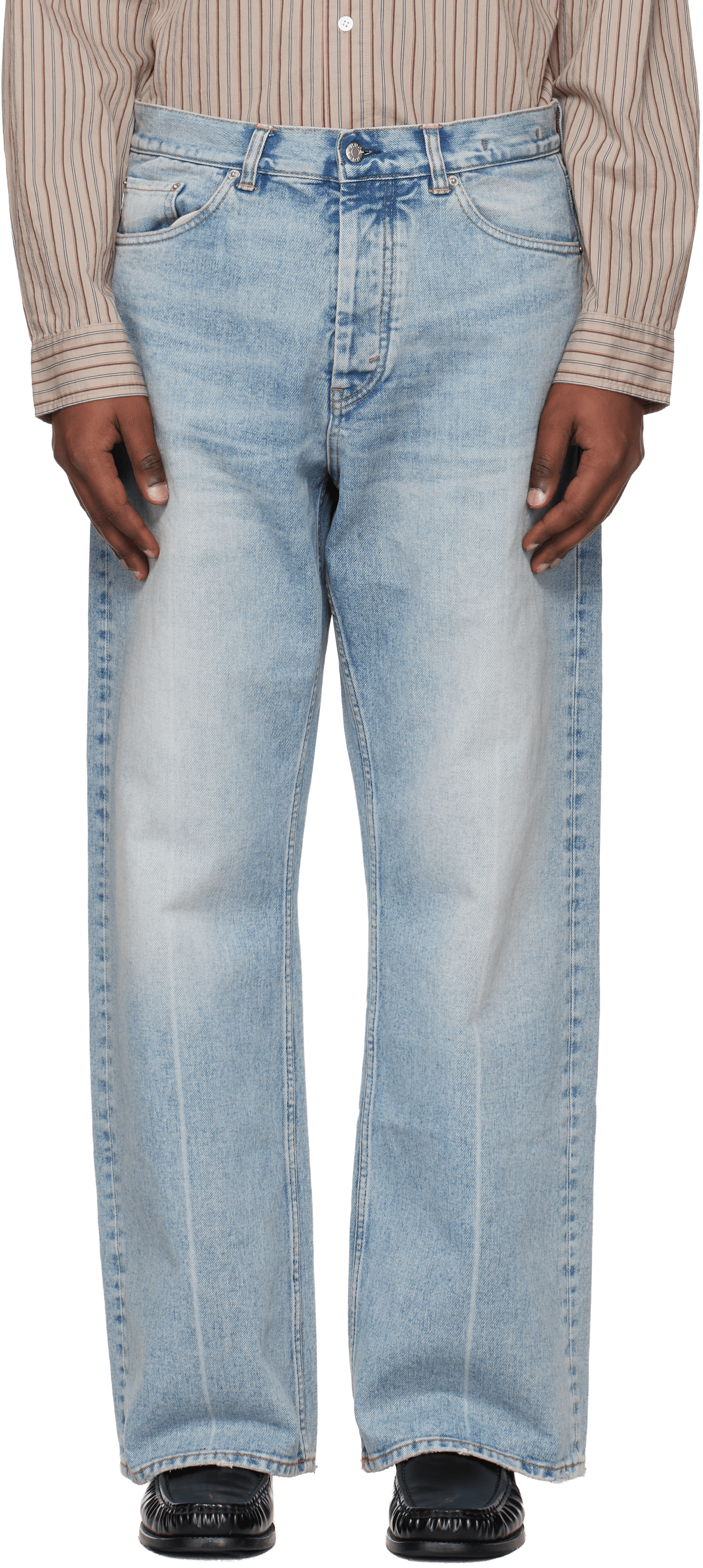 Blue Loose-Fit Jeans - Image 1