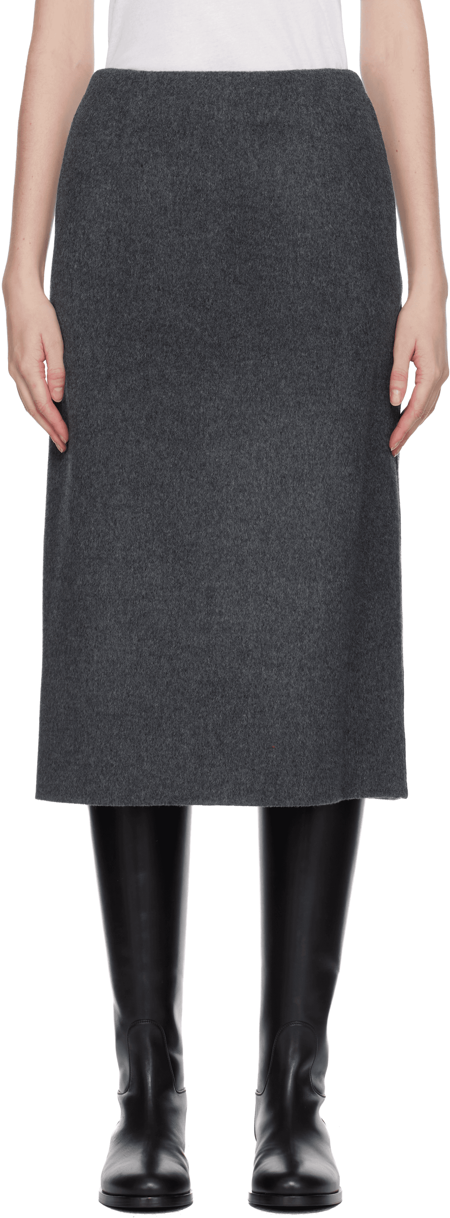 Gray Sander Midi Skirt - Image 1